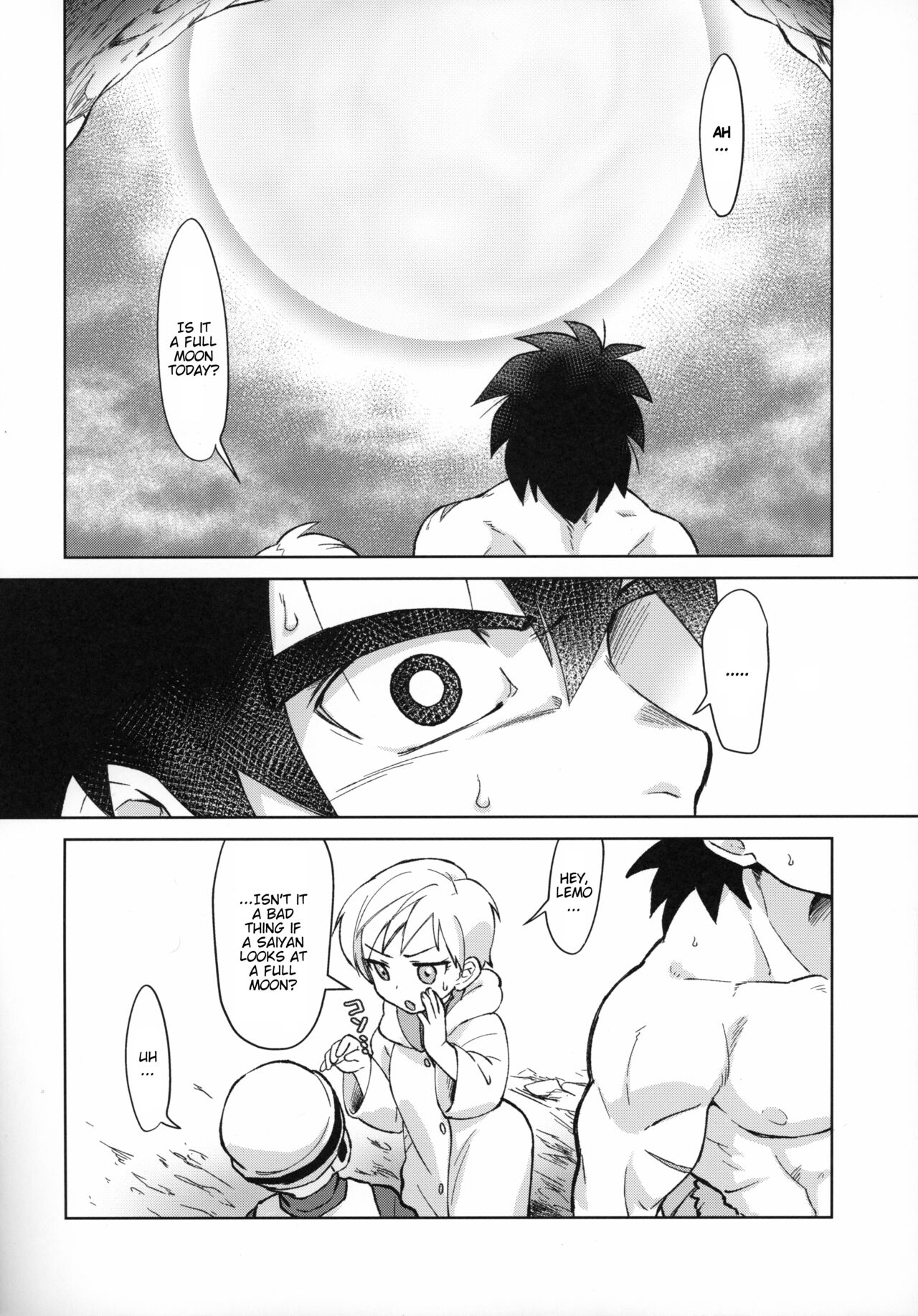 (SPARK14) [Shigureya (Gure)]Tsukiyo ni Kawaku | Thirst on a Moonlit Night(Dragon Ball Super) [English] Page 5