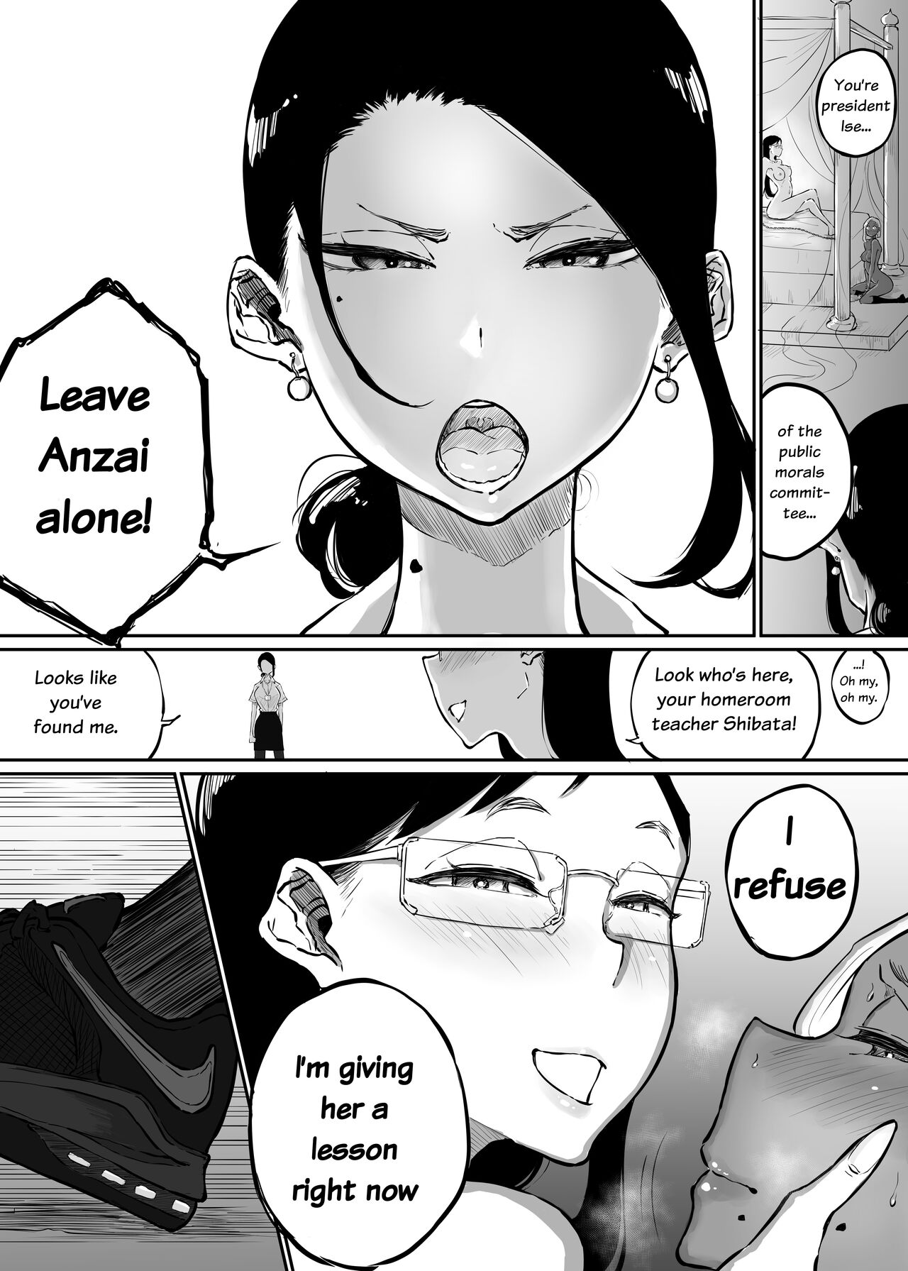 [Sky Dogma (Pandacorya)]Sparta Sensei ga Oshiego no Bitch Gal ni Ecchi na Koto Sareru Hanashi 3 | The Story of a Strict Teacher Who Got Fucked by Her Gyaru Bitch Student #3[English] [YuriYaku] Page 29