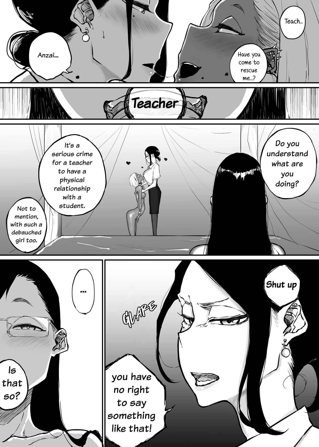 [Sky Dogma (Pandacorya)]Sparta Sensei ga Oshiego no Bitch Gal ni Ecchi na Koto Sareru Hanashi 3 | The Story of a Strict Teacher Who Got Fucked by Her Gyaru Bitch Student #3[English] [YuriYaku] Page 31