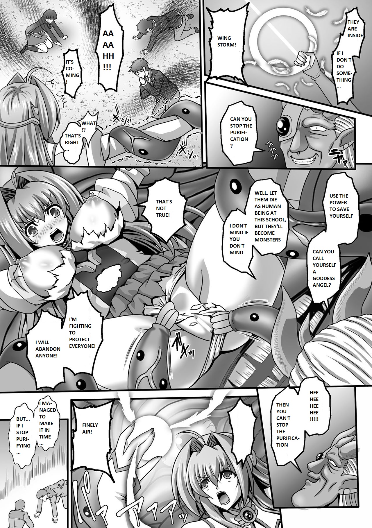 [Sinbo Tamaran]Nerawareta Megami Tenshi Angeltear ~Mamotta Ningen-tachi ni Uragirarete~ THE COMIC Ch. 1-7[English] Page 142
