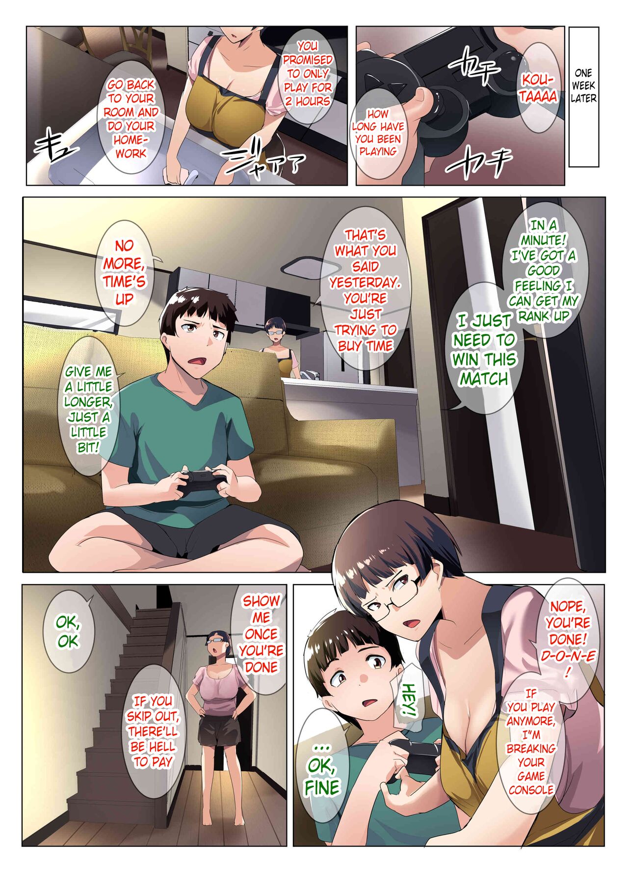 [Misaki (Muneshiro)]Megane Tsuma no Otomodachi | The Glasses-Wearing Wife's Friend[English] [Pangean] Page 36