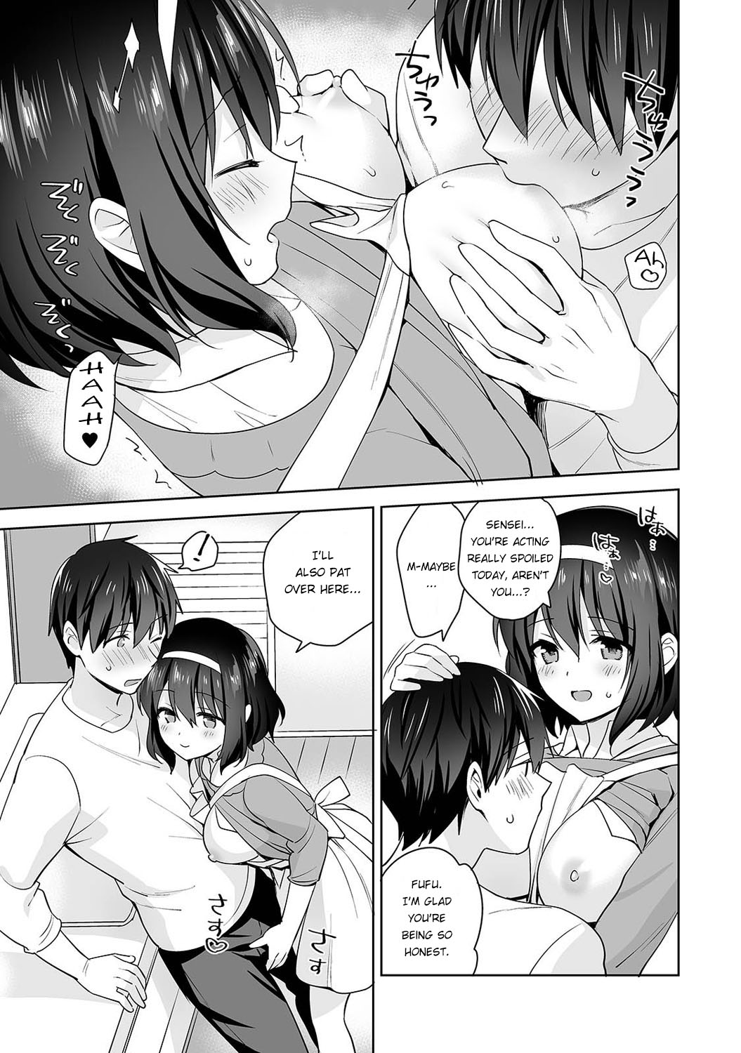 [Fuyuichi Monme]Amayakashi Jouzu no Nagasato-san ~Hokenshitsu de Yoshi Yoshi Ecchi!~ Ch. 10(COMIC Ananga Ranga Vol. 71) [English] [Fozufy] Page 12
