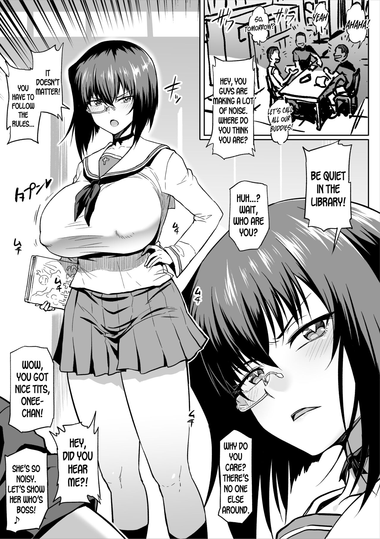 [Ahemaru]Toshokan de wa Oshizuka ni | Quiet in the Library(Girls und Panzer) [English] [desudesu] Page 1