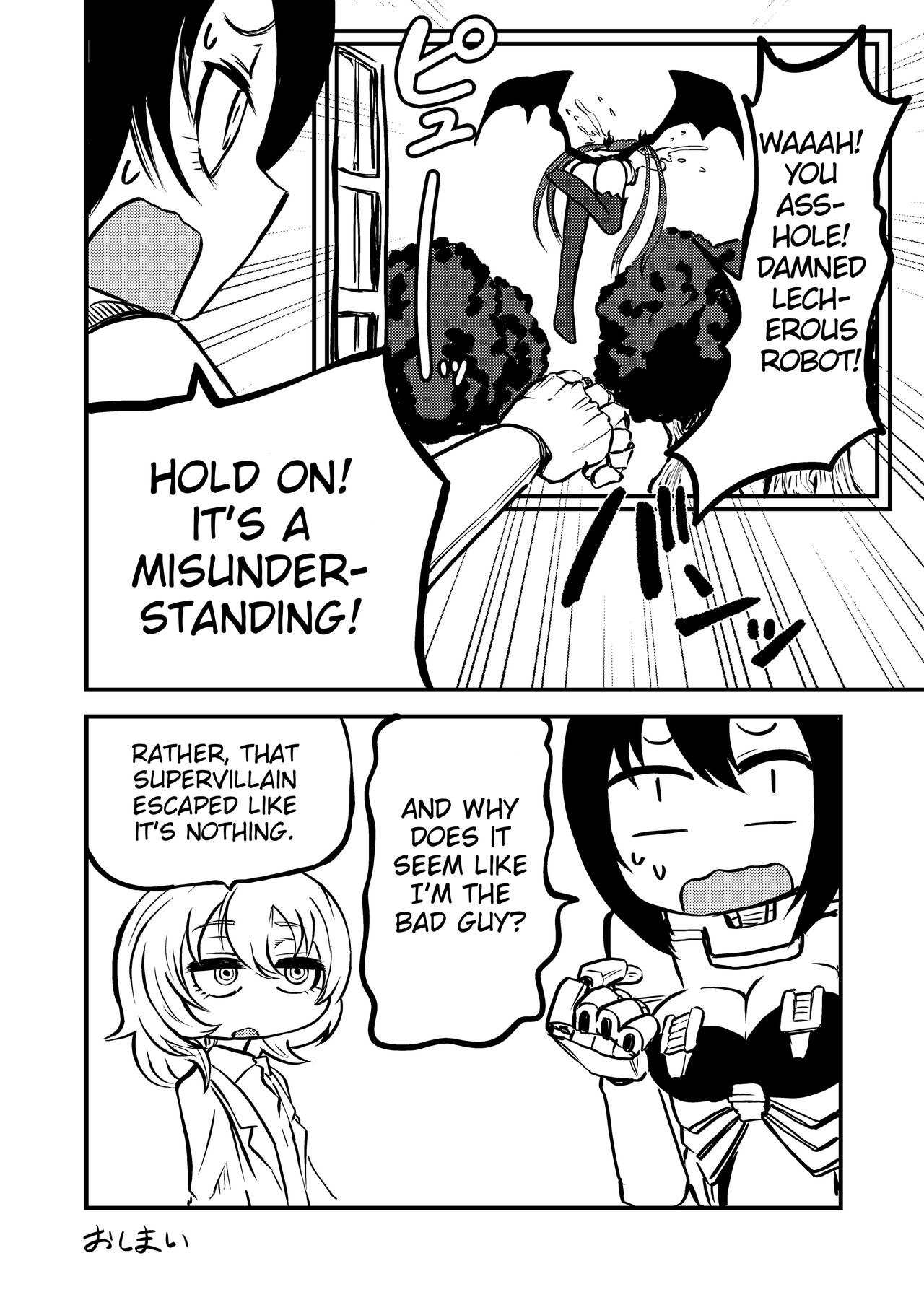 [Mikenekohanten (Sakamoto Kafka)]Ponkotsu Futa Robot Laboratory Z[English] [MrBubbles] [Digital] Page 35