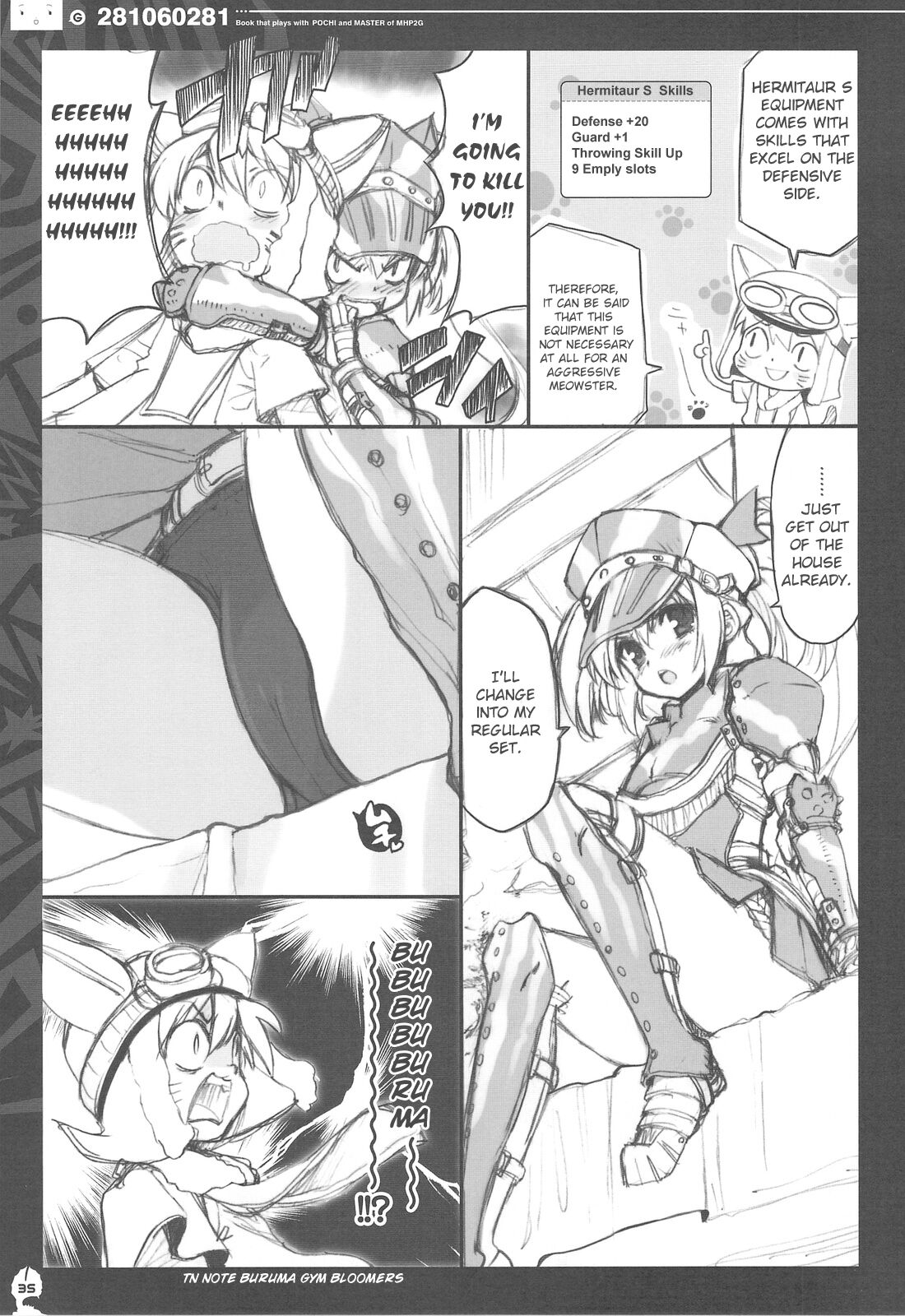 (C76) [QP:flapper (Sakura Koharu, Ohara Tometa)]QPchick 14 Kanzenban(Monster Hunter) [English] [Incomplete] Page 27