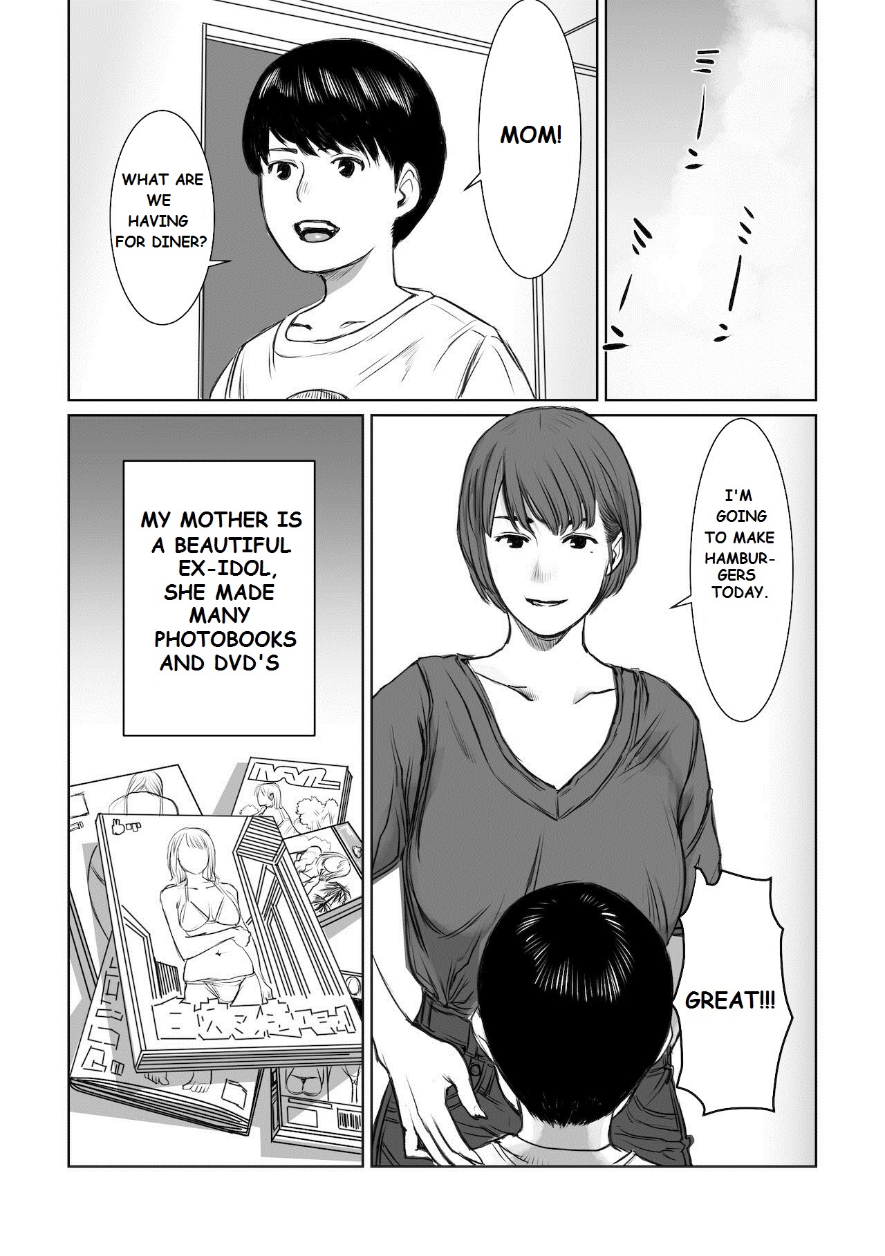 [Chocohell]Mama wa Moto GraDol Boku wa Gaman Dekinai[English] Page 2
