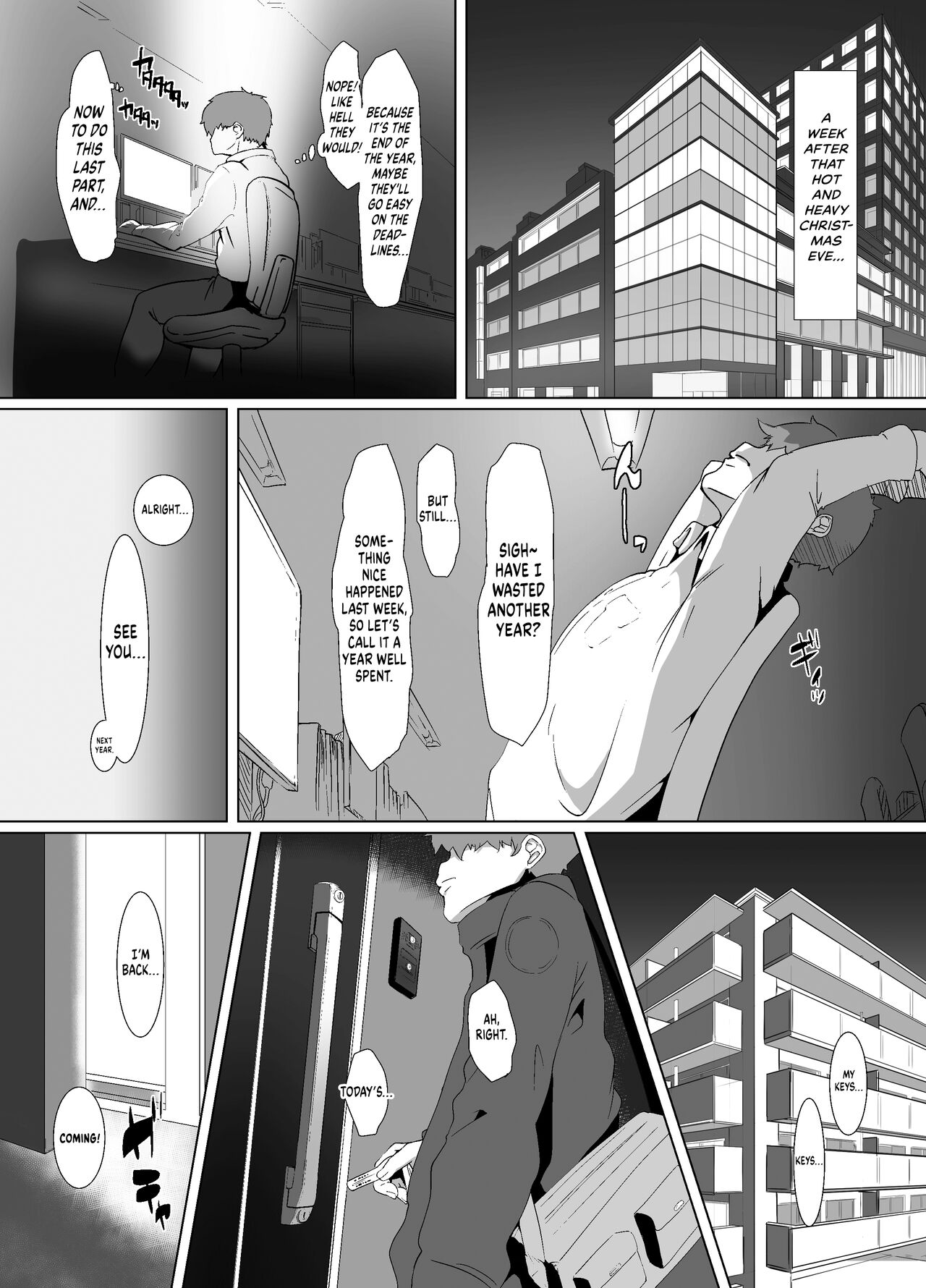 [NYPAON]Seiya wa Otonari no Oku-san to | Spending Christmas Eve With the Housewife Next Door[English] {RedLantern} [Digital] Page 60