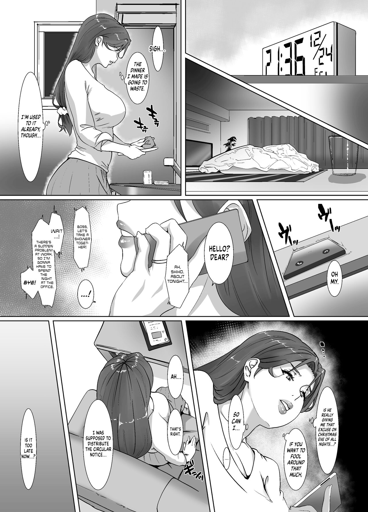 [NYPAON]Seiya wa Otonari no Oku-san to | Spending Christmas Eve With the Housewife Next Door[English] {RedLantern} [Digital] Page 8