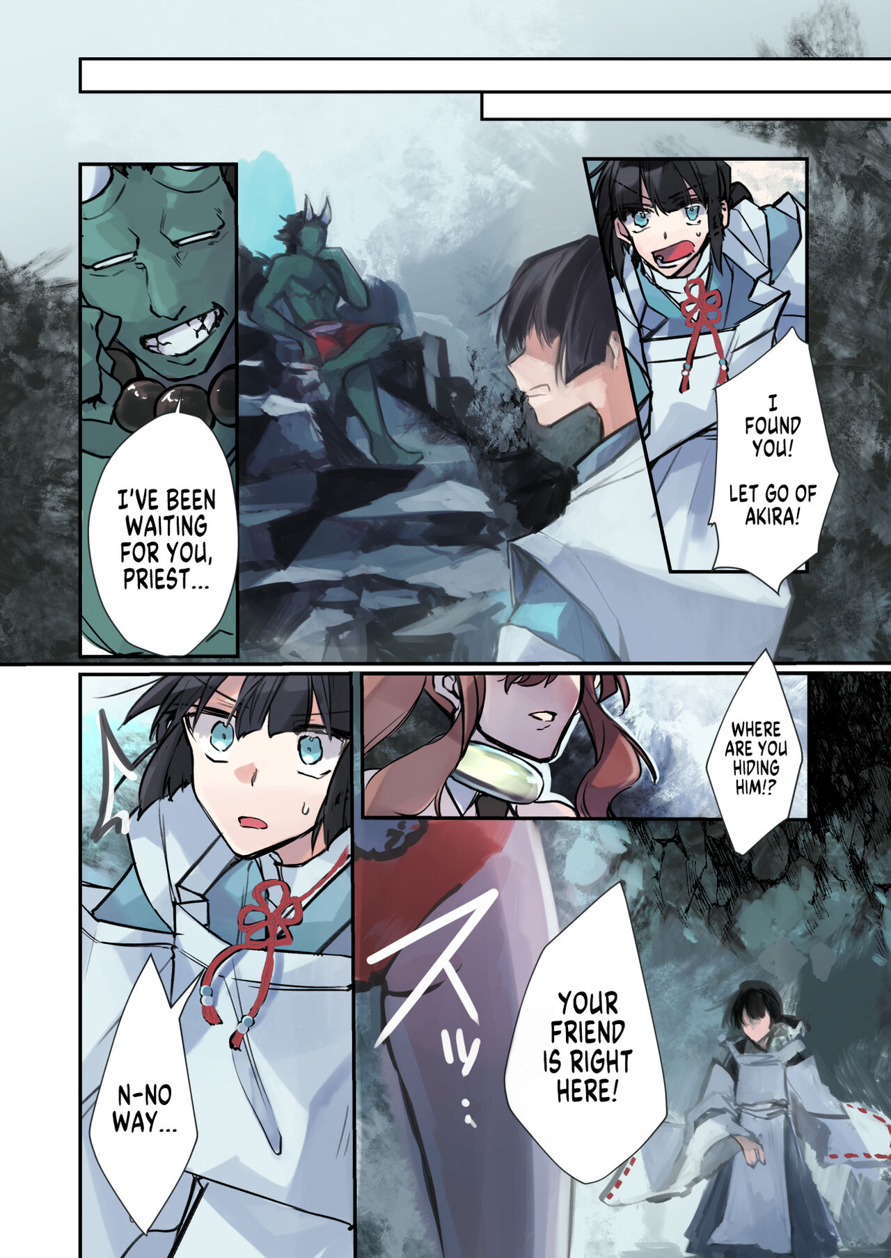 [Amuai Okashi Seisakusho (Sanada)]Nyotaika Sennou Sarete Shimatta Shinyuu o Sukeyou to Shitara Ore made Nyotaika Sarete Shimatta![English] [SachiKing] Page 16