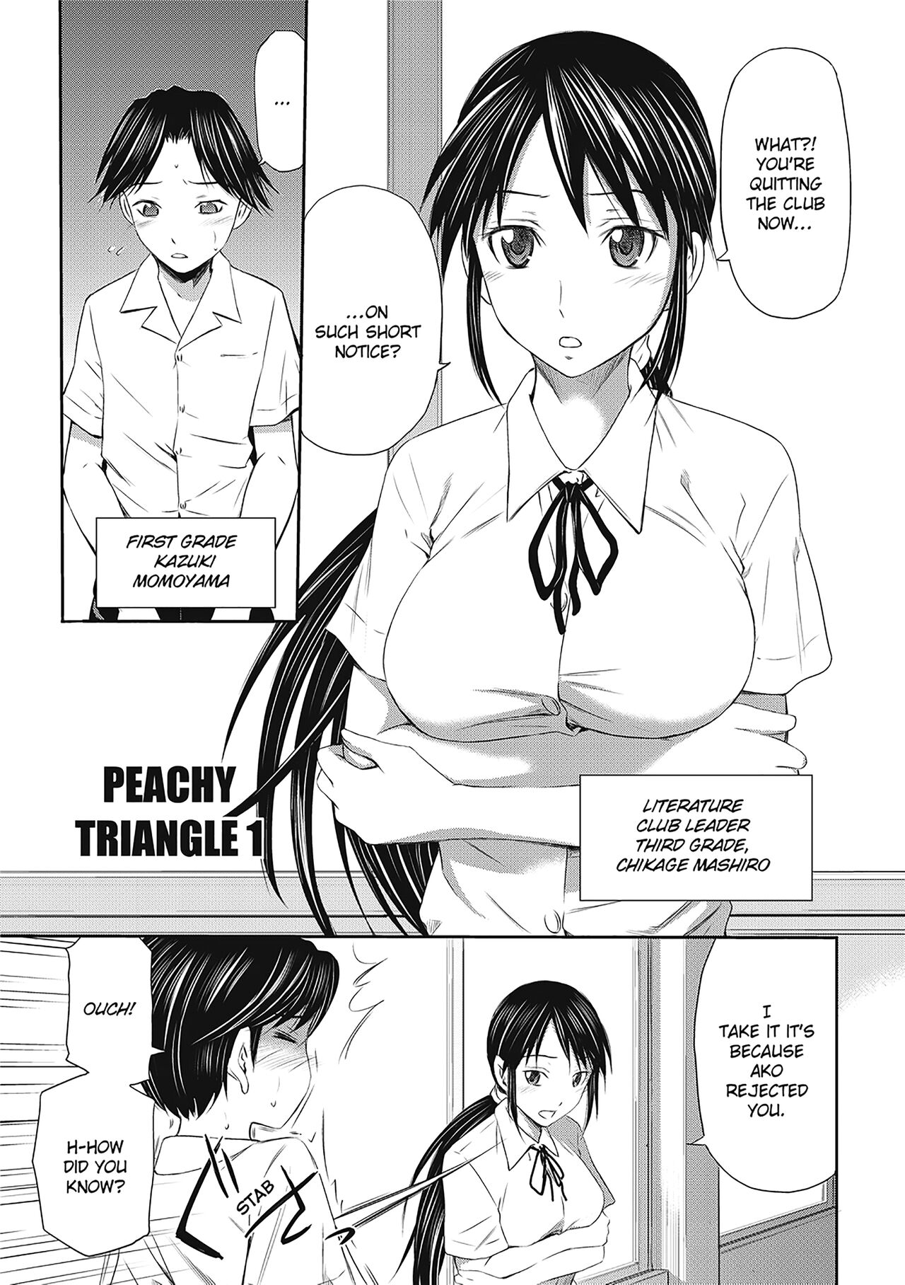 [Sabashi Renya]Momoiro Triangle | Peachy Triangle[English] [Decensored] [Project-H] Page 3