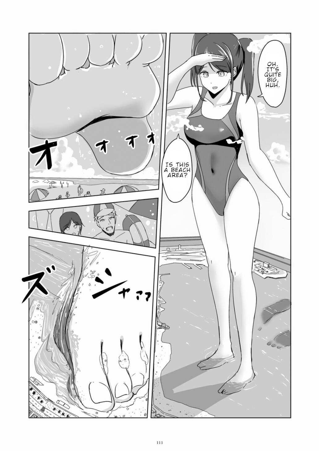 [Pi]Swimsuit dream(Tenshin Ranman Gigantic 7th) [English] Page 4