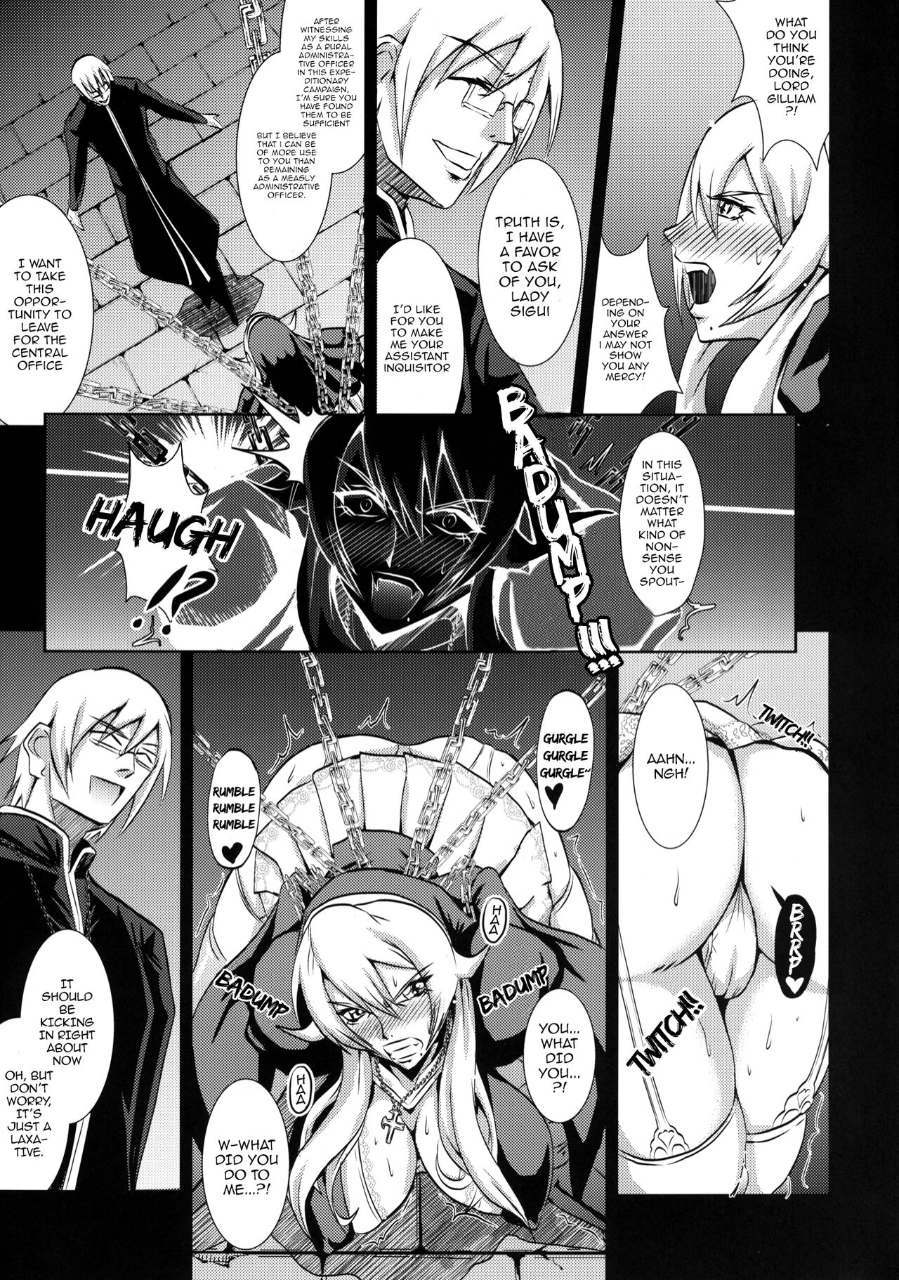 [MEAN MACHINE (Mifune Seijirou)]Chijoshin Raisan | Worship of the Pervert Goddess(Queen's Blade Rebellion) [English] [EL JEFE Hentai Truck] [Digital] Page 4