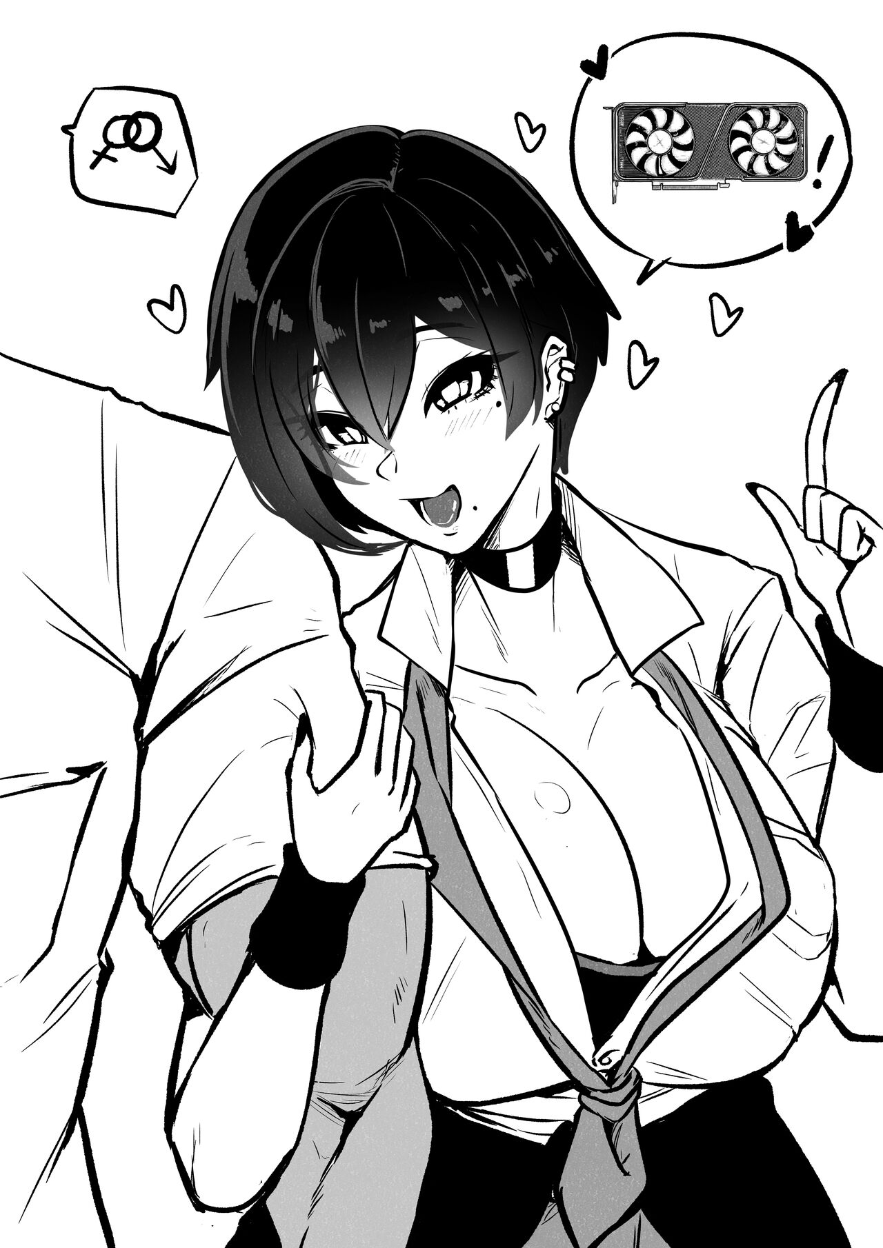 [Sakino Yumeko]I Need Money For Brand New GPU Please! Page 3