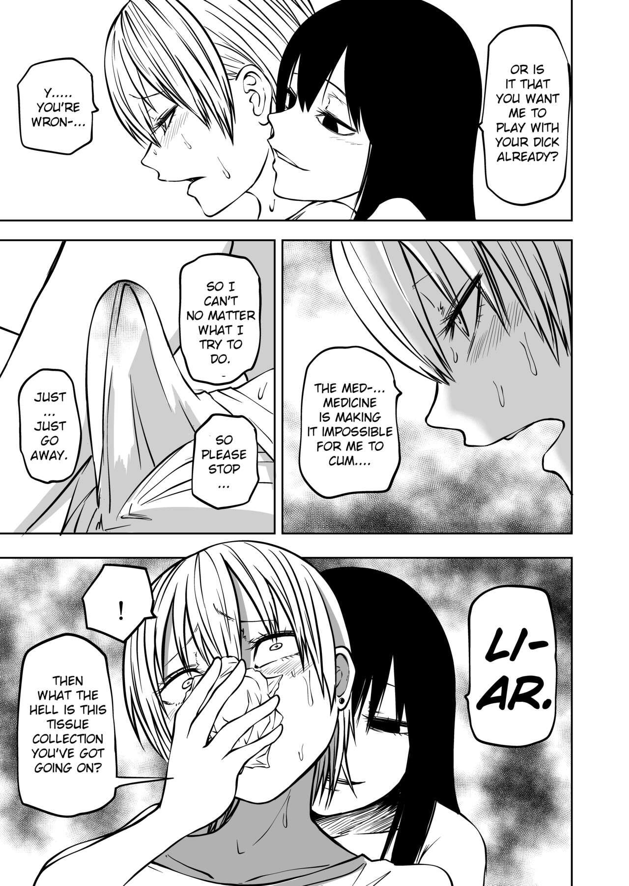 [Mikenekohanten (Sakamoto Kafka)]Futoukou ni Natta Futanari Doukyuusei "Choukyou ~ Koukai Zecchou"[English] [Daddy Scan Me Harder!] Page 19