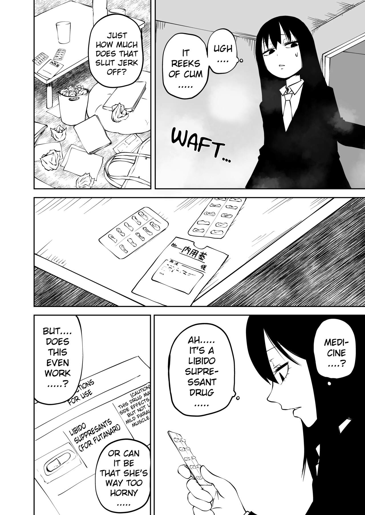 [Mikenekohanten (Sakamoto Kafka)]Futoukou ni Natta Futanari Doukyuusei "Choukyou ~ Koukai Zecchou"[English] [Daddy Scan Me Harder!] Page 9