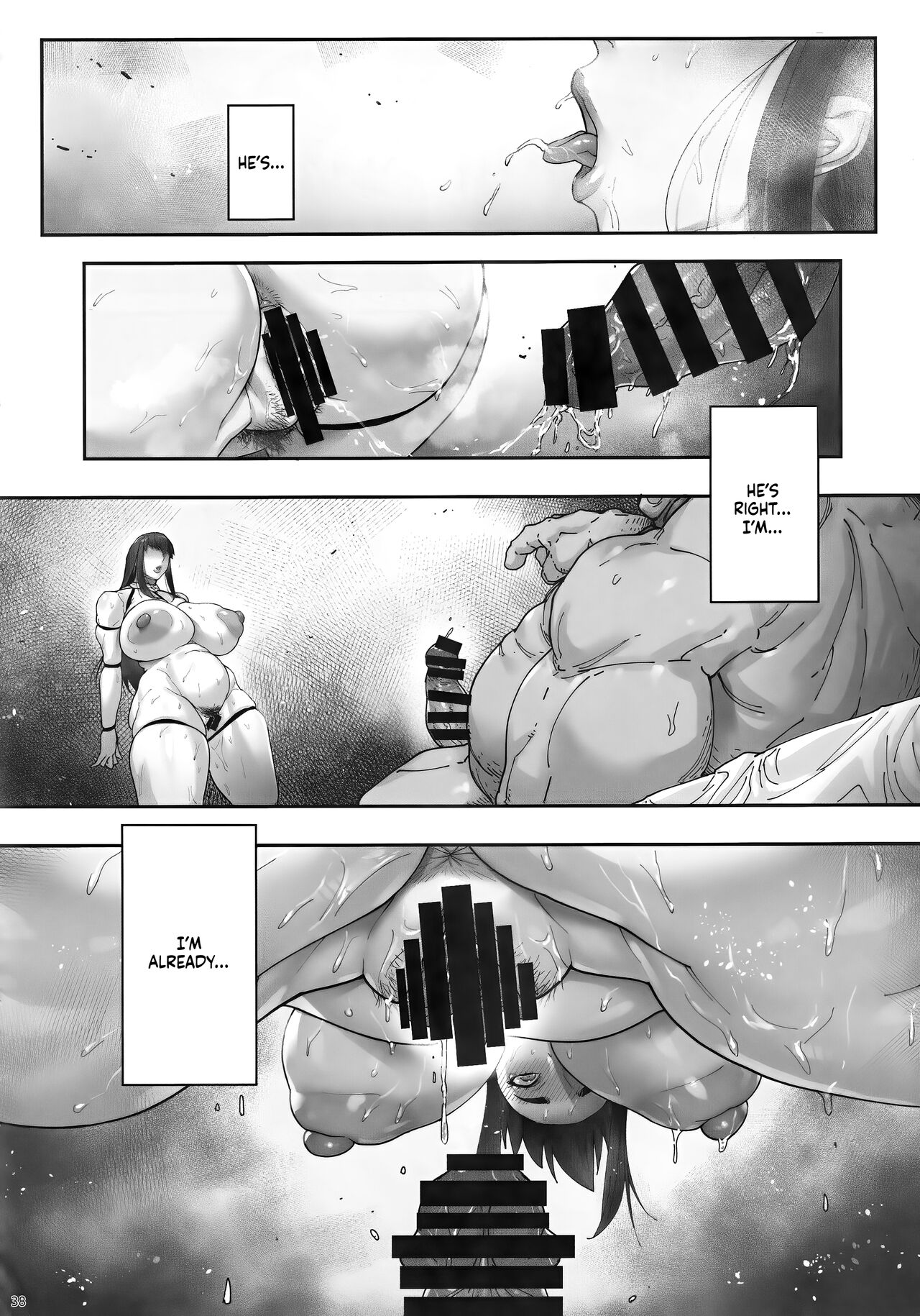 (C101) [Kocho Kocho Koukou (Bonten)]Nyuujoku no Ori ~Hitozuma Sousakan Atsuko~ | Snared and Defiled ~Agent Atsuko, Married Detective~[English] [cutegyaruTL] Page 38