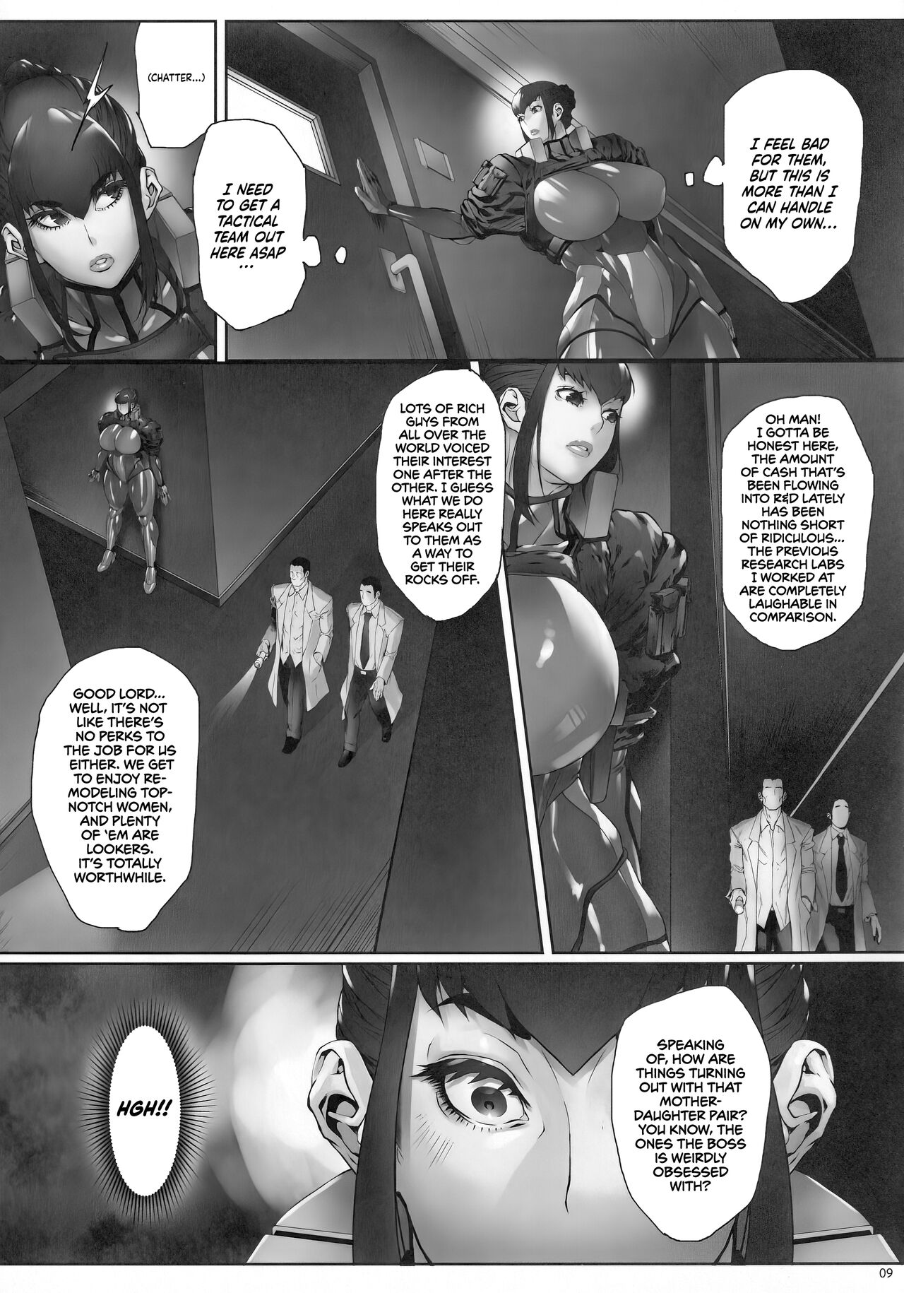 (C101) [Kocho Kocho Koukou (Bonten)]Nyuujoku no Ori ~Hitozuma Sousakan Atsuko~ | Snared and Defiled ~Agent Atsuko, Married Detective~[English] [cutegyaruTL] Page 9