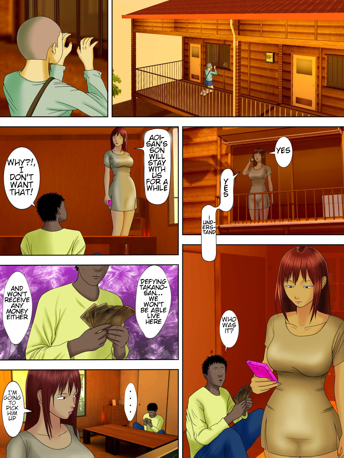 [Minazuki Mikka]Otto wa Gokuchuu, Ippou Tsuma wa... 2 ~Shakkin no Kata ni Tsuma ga Ooya no Musuko no Kaseifu ni Narimashite...~[English] [Chalklog] Page 36