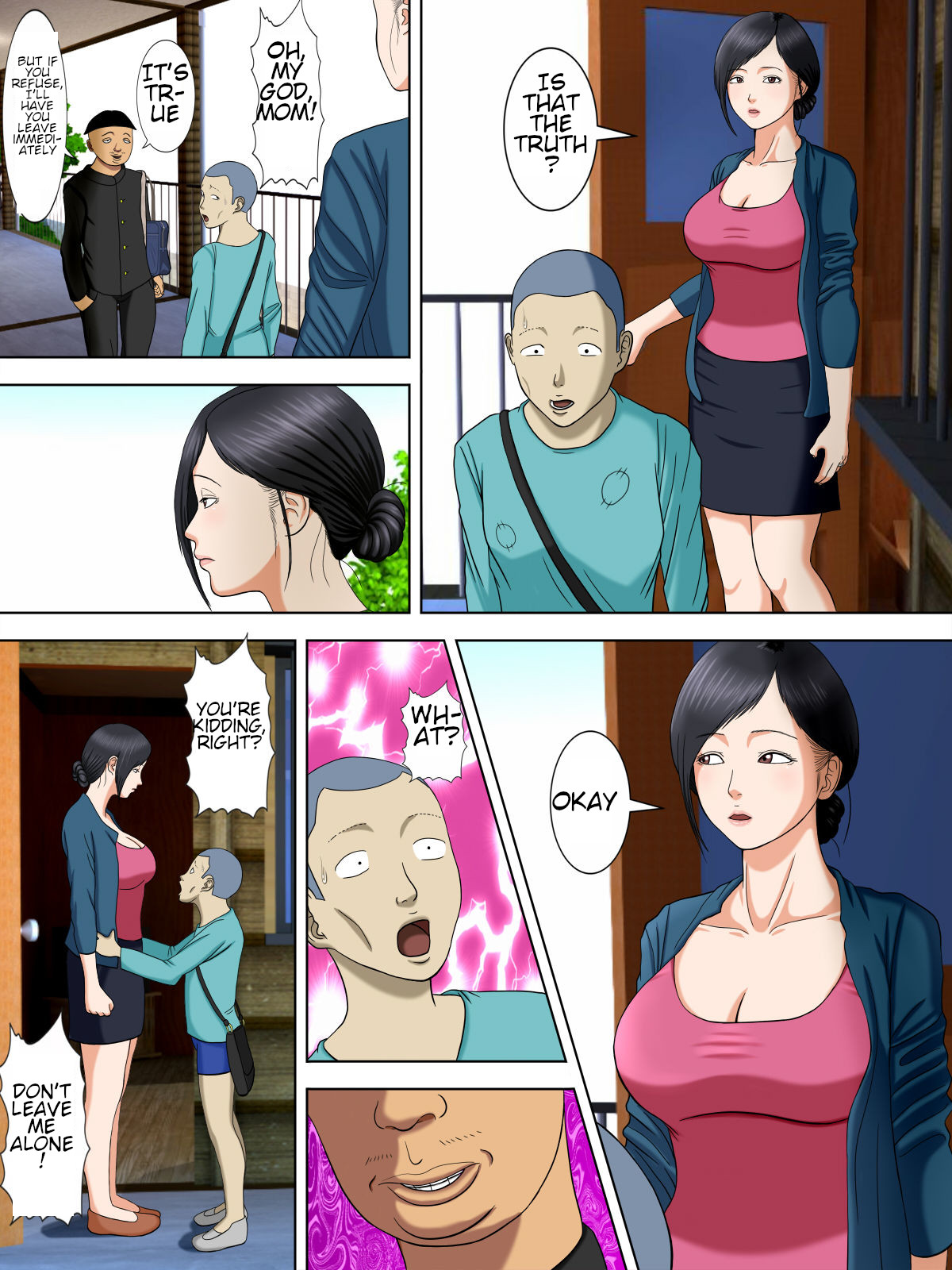 [Minazuki Mikka]Otto wa Gokuchuu, Ippou Tsuma wa... 2 ~Shakkin no Kata ni Tsuma ga Ooya no Musuko no Kaseifu ni Narimashite...~[English] [Chalklog] Page 4