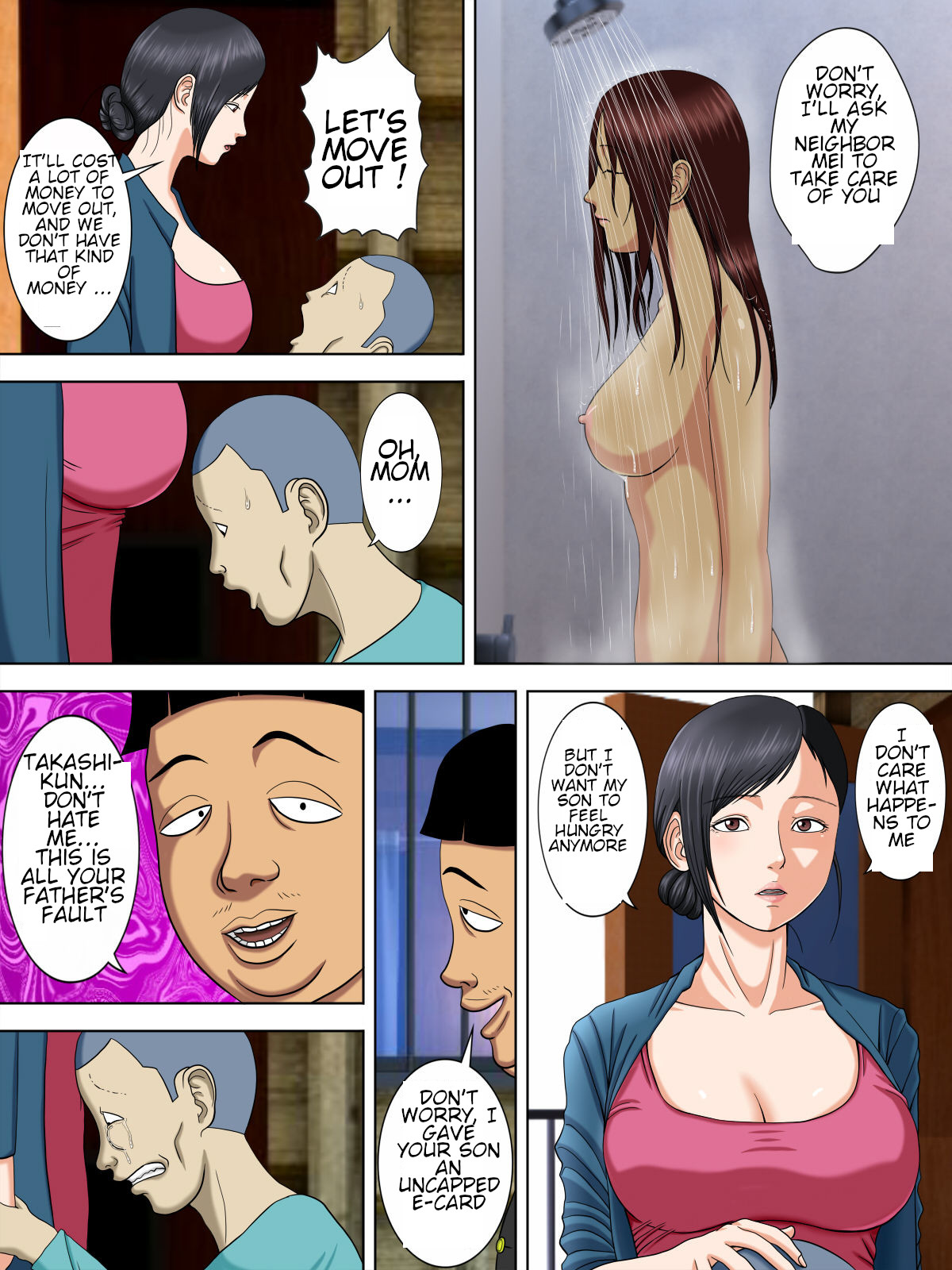[Minazuki Mikka]Otto wa Gokuchuu, Ippou Tsuma wa... 2 ~Shakkin no Kata ni Tsuma ga Ooya no Musuko no Kaseifu ni Narimashite...~[English] [Chalklog] Page 5