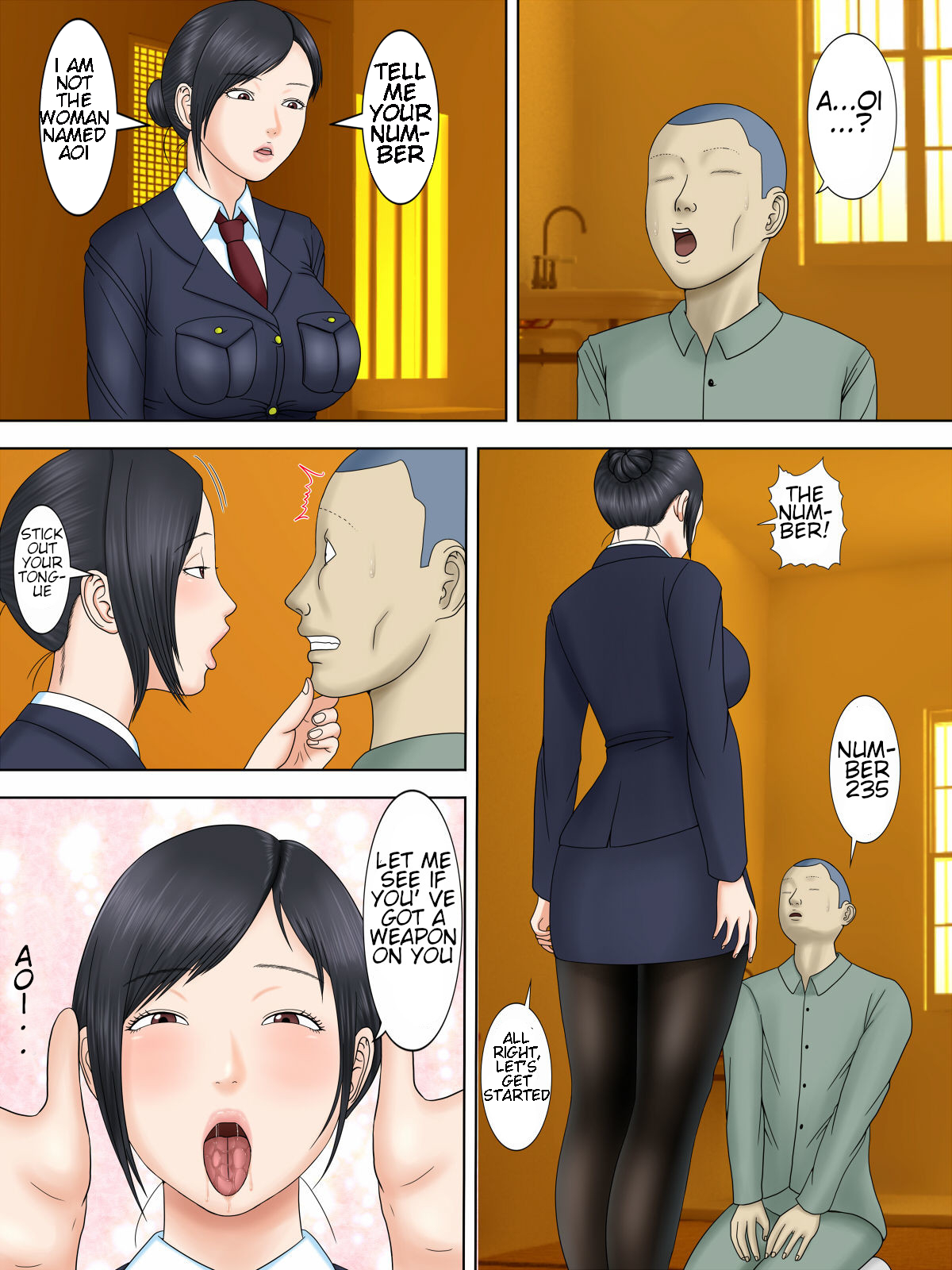 [Minazuki Mikka]Otto wa Gokuchuu, Ippou Tsuma wa... 3 ~Kaseifu no Tsuma ga Ooya no Musuko ni Netorarete...~[English] [Chalklog] Page 2