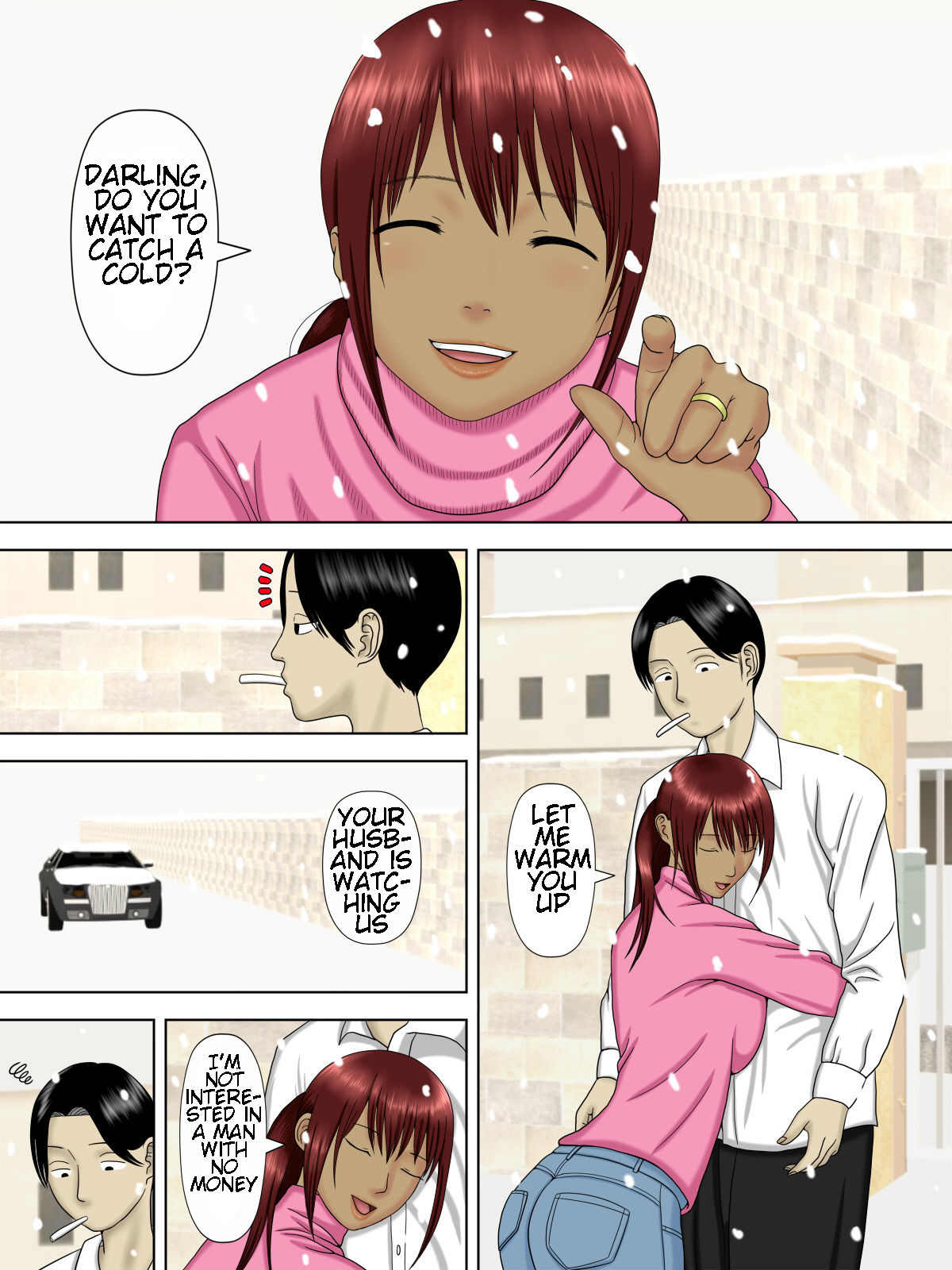 [Minazuki Mikka]Otto wa Gokuchuu, Ippou Tsuma wa... 5 ~Toaru Netorare Shakkinzuma no Matsuro~[English] [Chalklog] Page 36
