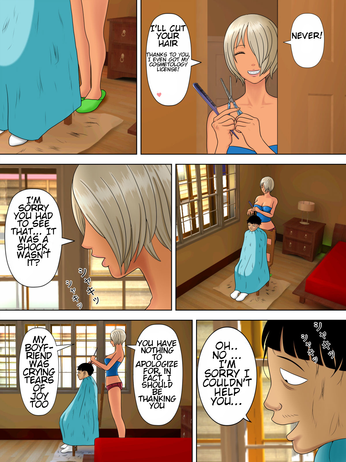 [Minazuki Mikka]Otto wa Gokuchuu, Ippou Tsuma wa... bangaihen～bokudake no fuuzokujou no hazunanoni...[English] [Chalklog] Page 42
