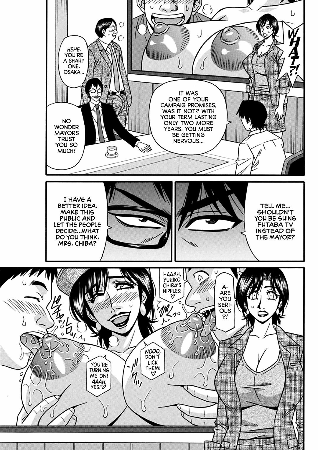 [Ozaki Akira]Hitozuma Shichou no Inbi na Seikou Kaikaku _ Erotic Reforms Of Sex By A Married Female Mayor[English] [Decensored] [Digital] Page 119