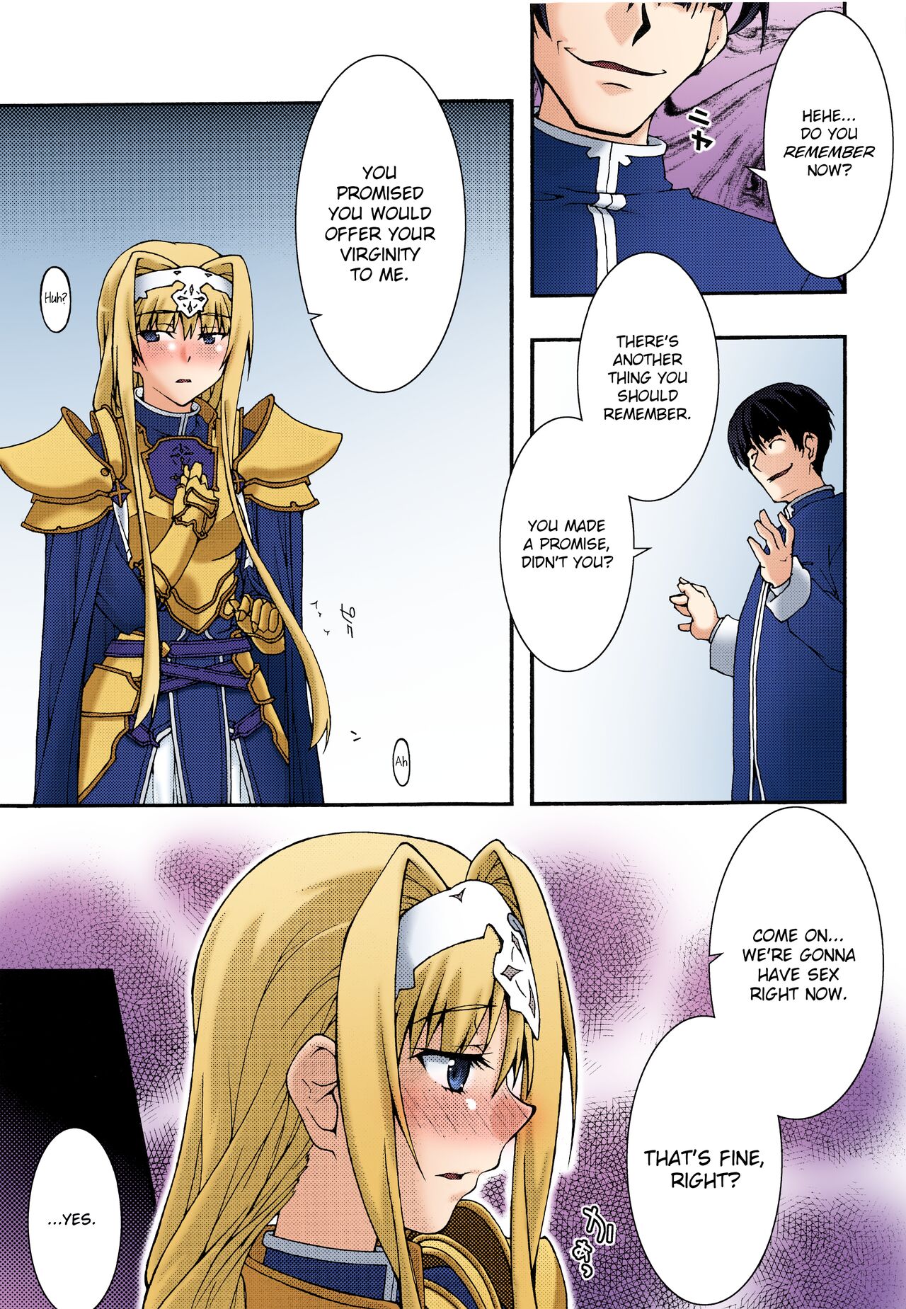 [sandglass (Uyuu Atsuno)]Ochiru -Alice-(Sword Art Online) [English] [Nisor] [Colorized] Page 8