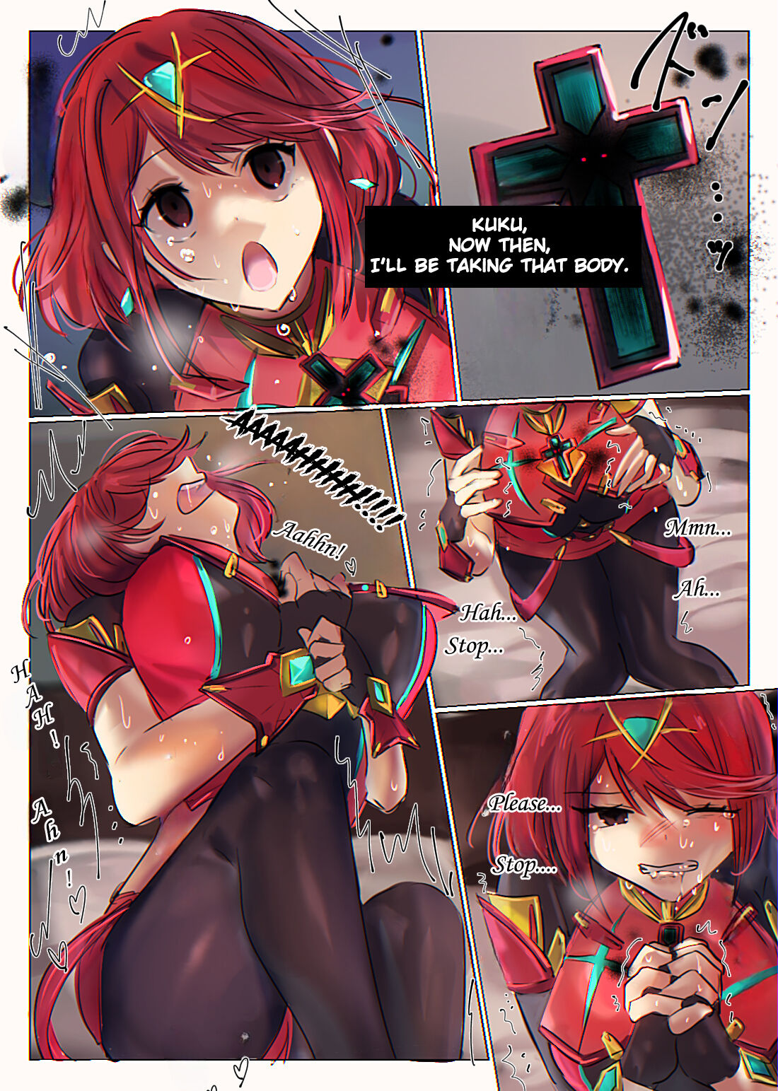 (Doujinshi) [Hyoui Lover]Possessing Pyra and Mythra(Xenoblade Chronicles 2) Page 4