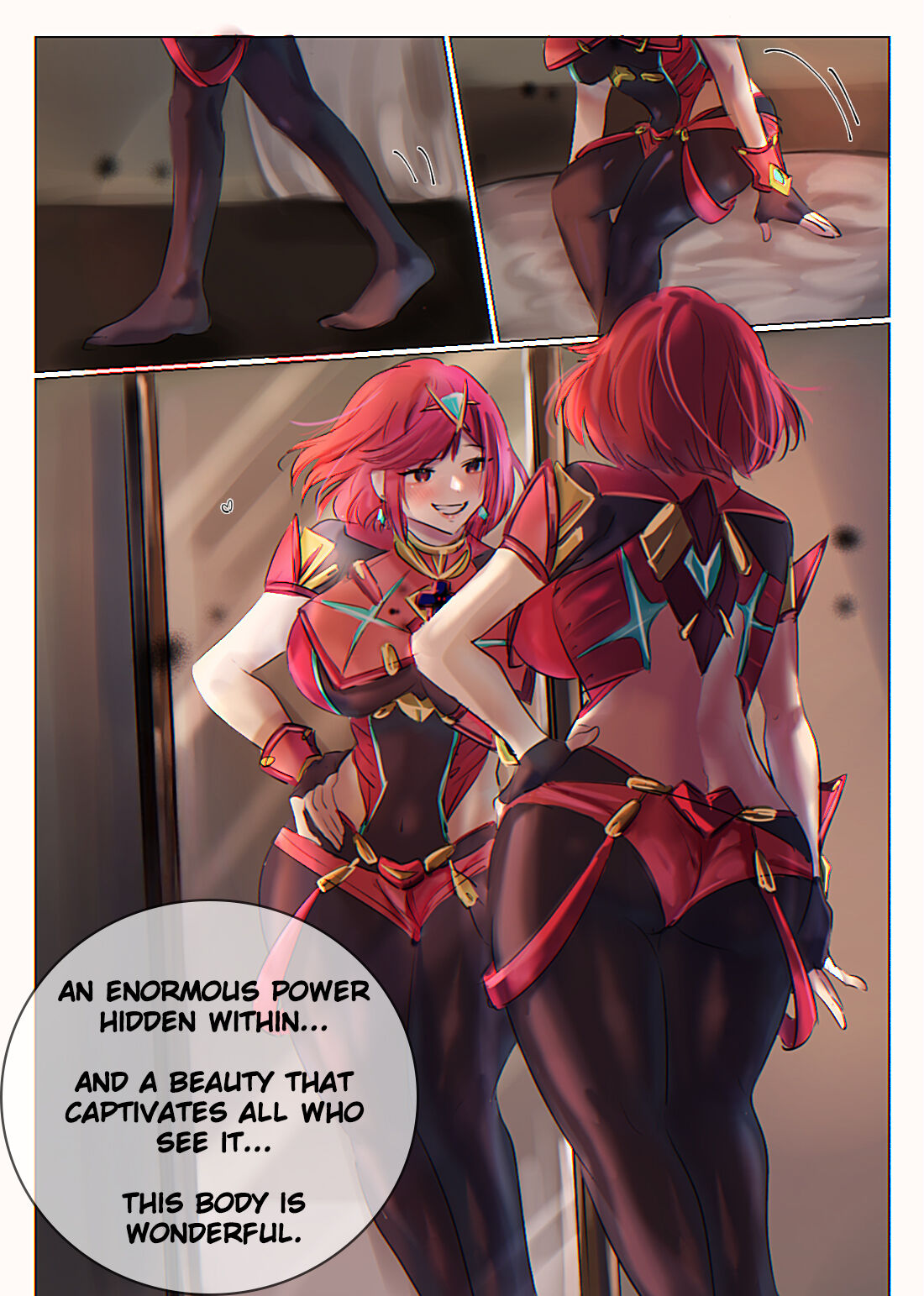 (Doujinshi) [Hyoui Lover]Possessing Pyra and Mythra(Xenoblade Chronicles 2) Page 6
