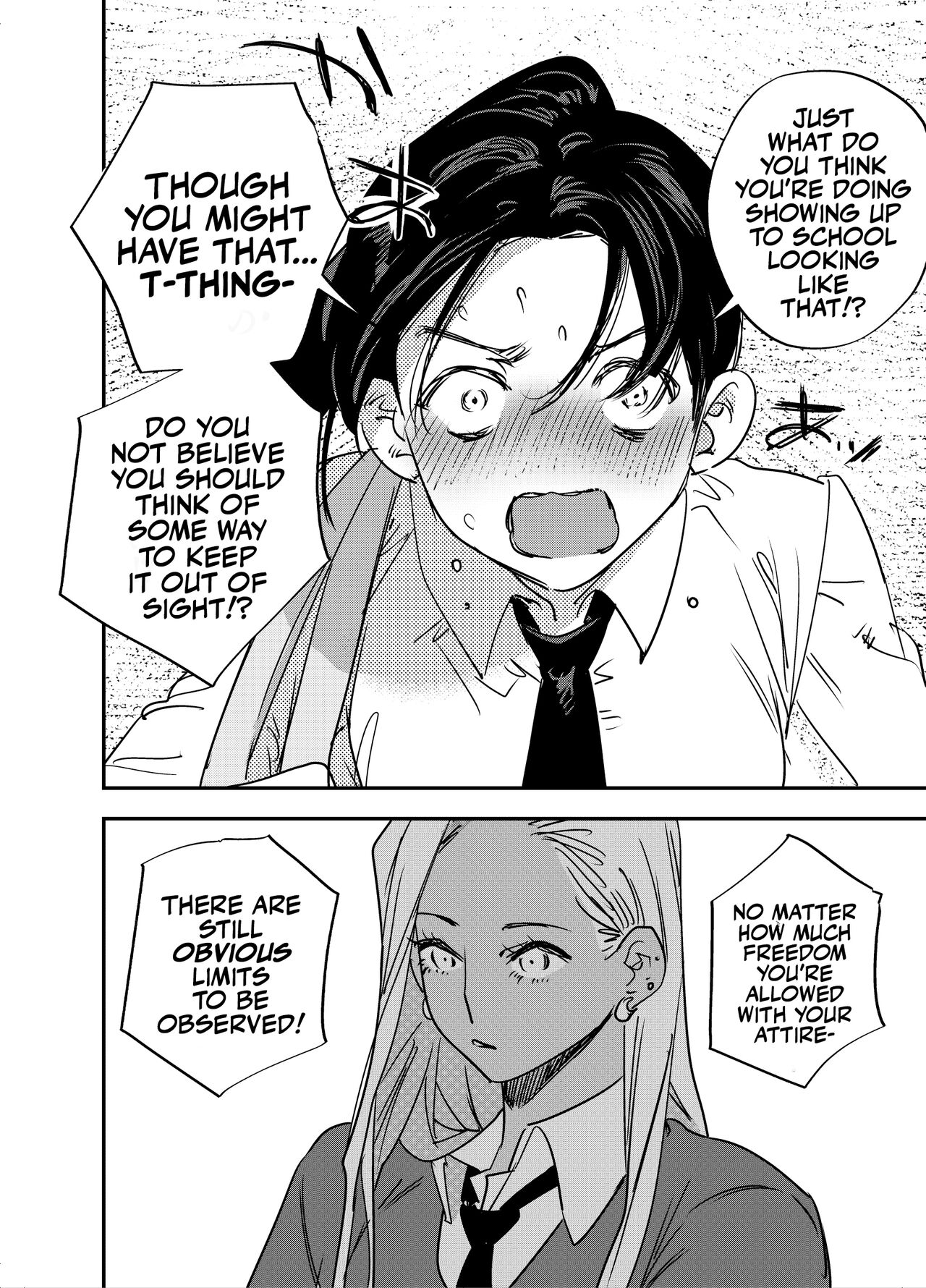 [Tosha Pink (Chimeda)]Gal no Chinpo o Kyohi Shitara... [Futanari Gal x Jajjimento] | [Tosha Pink (Chimeda)] But, If I Refuse This Gyaru's Dick...(Futanari Gyaru x Public Morals Council Member) [English] [Mr_Person] Page 7
