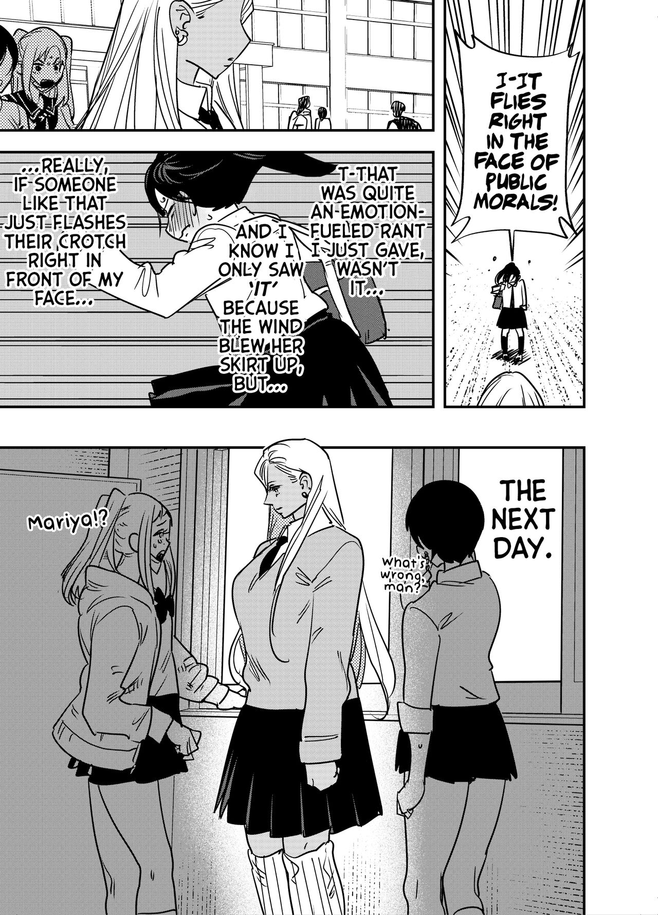[Tosha Pink (Chimeda)]Gal no Chinpo o Kyohi Shitara... [Futanari Gal x Jajjimento] | [Tosha Pink (Chimeda)] But, If I Refuse This Gyaru's Dick...(Futanari Gyaru x Public Morals Council Member) [English] [Mr_Person] Page 8