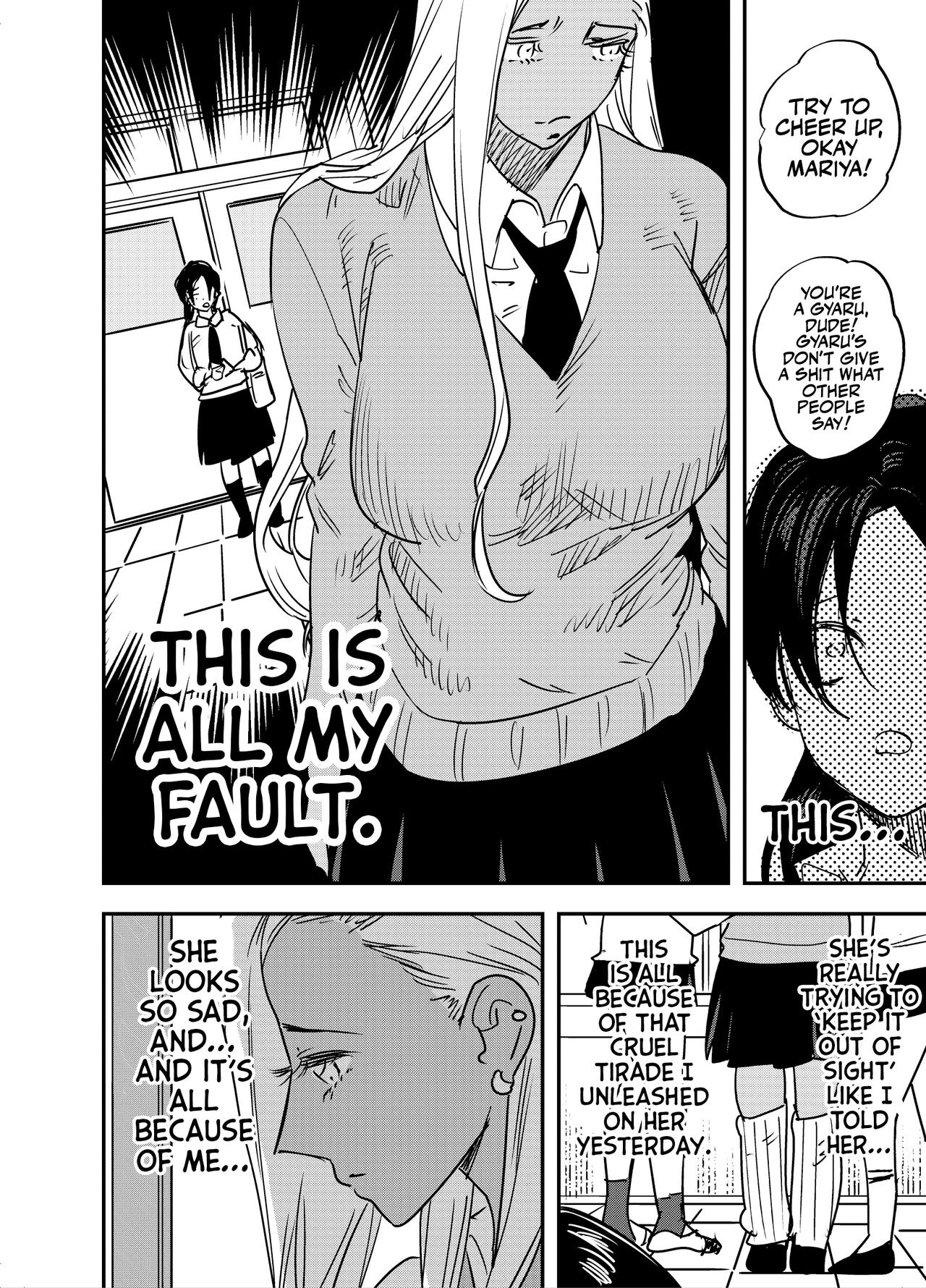 [Tosha Pink (Chimeda)]Gal no Chinpo o Kyohi Shitara... [Futanari Gal x Jajjimento] | [Tosha Pink (Chimeda)] But, If I Refuse This Gyaru's Dick...(Futanari Gyaru x Public Morals Council Member) [English] [Mr_Person] Page 9