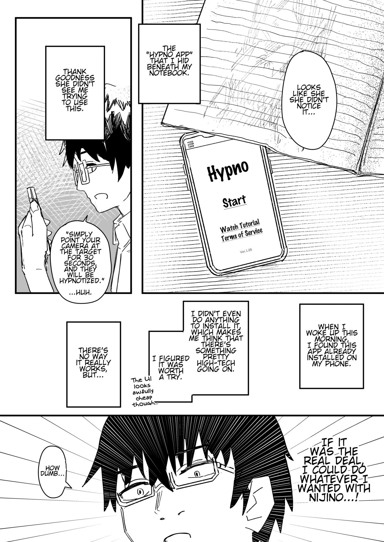 [Kakuninii]Saimin Appli ga Honmono Kamo Shirenai node Tsukatte Miru  | This Hypno App Might Be Legit, So Let’s Try It Out[English] [Digital] Page 5