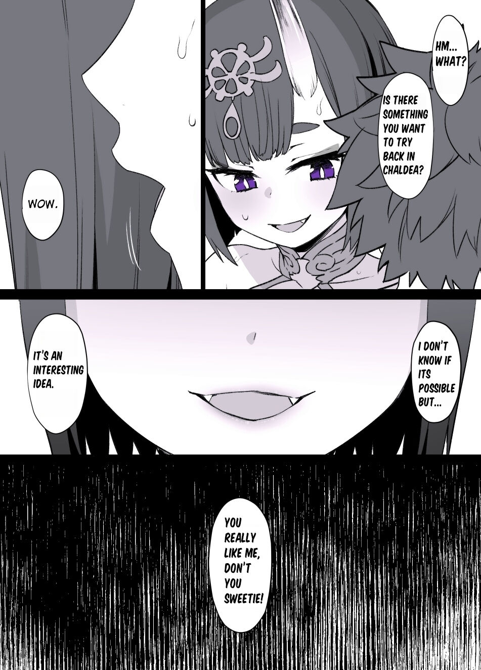 [Kusayarou]FGO Shuten-Doji x Da Vinci possession manga Page 2