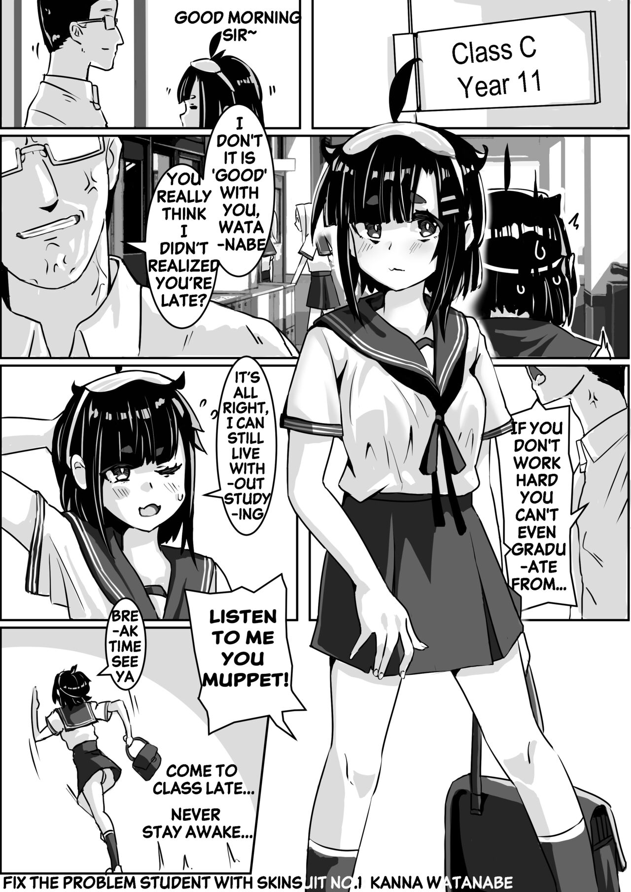[Kerberus]Fix The Problem Student With Skinsuit No.1 Kanna Watanabe Page 2