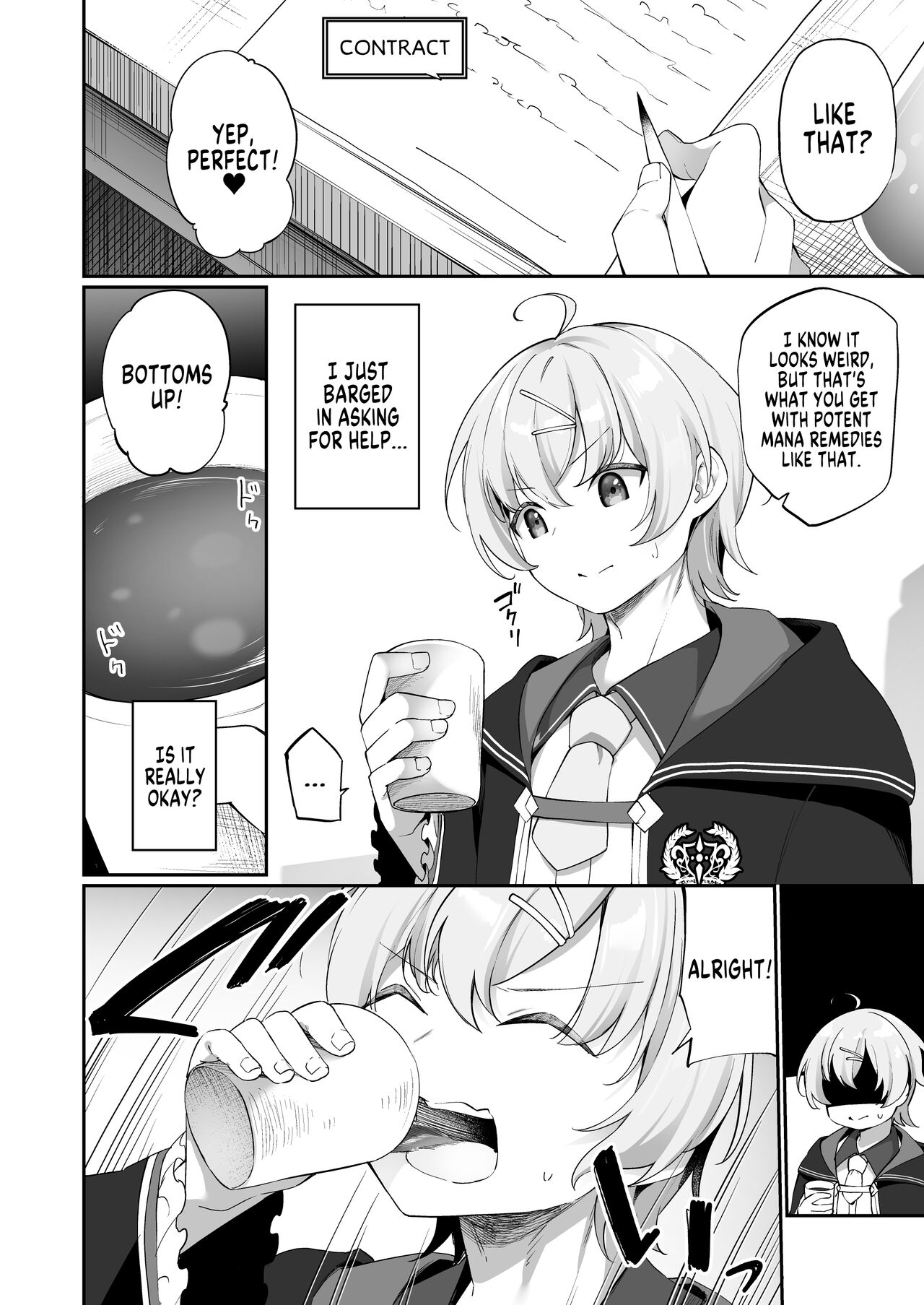[Slime no Kanmuri (Kanmuri)]Sinyaku TS: Mahou Seikatsu! | New TS Drug! My Life As a Female Magic Student[English] [SachiKing] Page 4