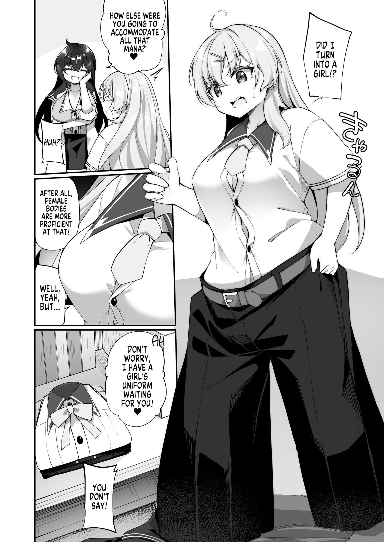 [Slime no Kanmuri (Kanmuri)]Sinyaku TS: Mahou Seikatsu! | New TS Drug! My Life As a Female Magic Student[English] [SachiKing] Page 6