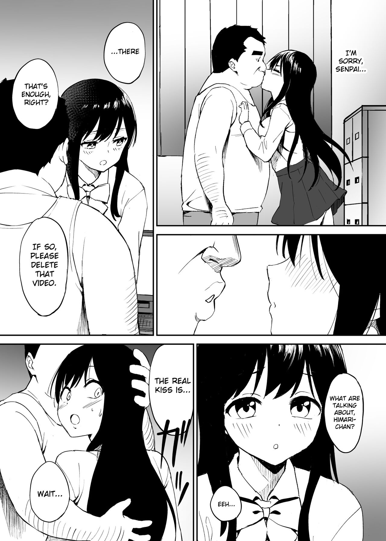 [Honey Maple]A disgusting unemployed old man (Me) was pleased when he irresponsibly creampied a beautiful JK girl's virgin pussy.[English] [Gagak_Ireng] Page 18