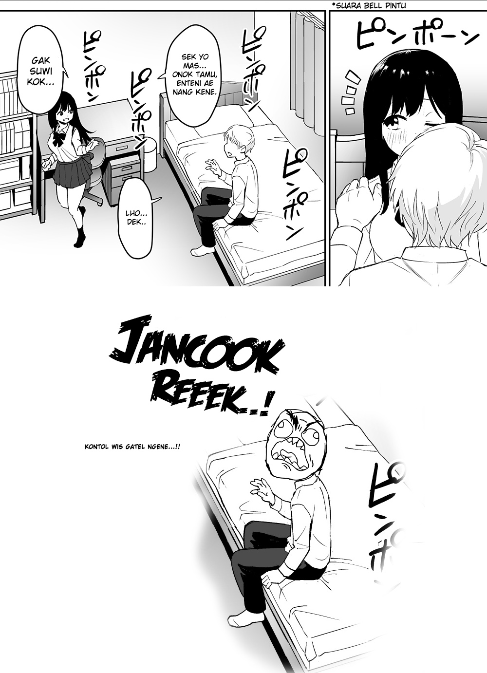 [Honey Maple]A disgusting unemployed old man (Me) was pleased when he irresponsibly creampied a beautiful JK girl's virgin pussy.[English] [Gagak_Ireng] Page 42