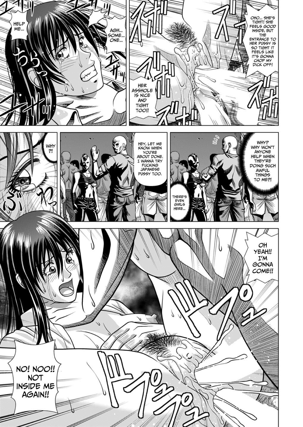 [Human High-Light Film (Jacky Knee-san)]Slum-gai ni Tsurete ikareta Watashi ~Hitchhike de Rinkan Jigoku~ | I Was Taken Into the Slums - My Hitchhiking Gang Rape Hell[English] [CBS] [Digital] Page 12