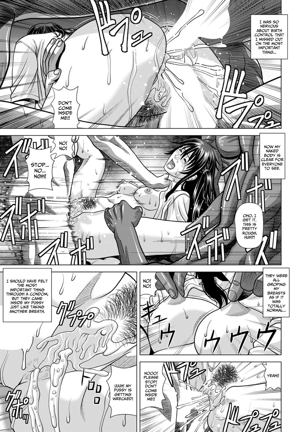 [Human High-Light Film (Jacky Knee-san)]Slum-gai ni Tsurete ikareta Watashi ~Hitchhike de Rinkan Jigoku~ | I Was Taken Into the Slums - My Hitchhiking Gang Rape Hell[English] [CBS] [Digital] Page 14