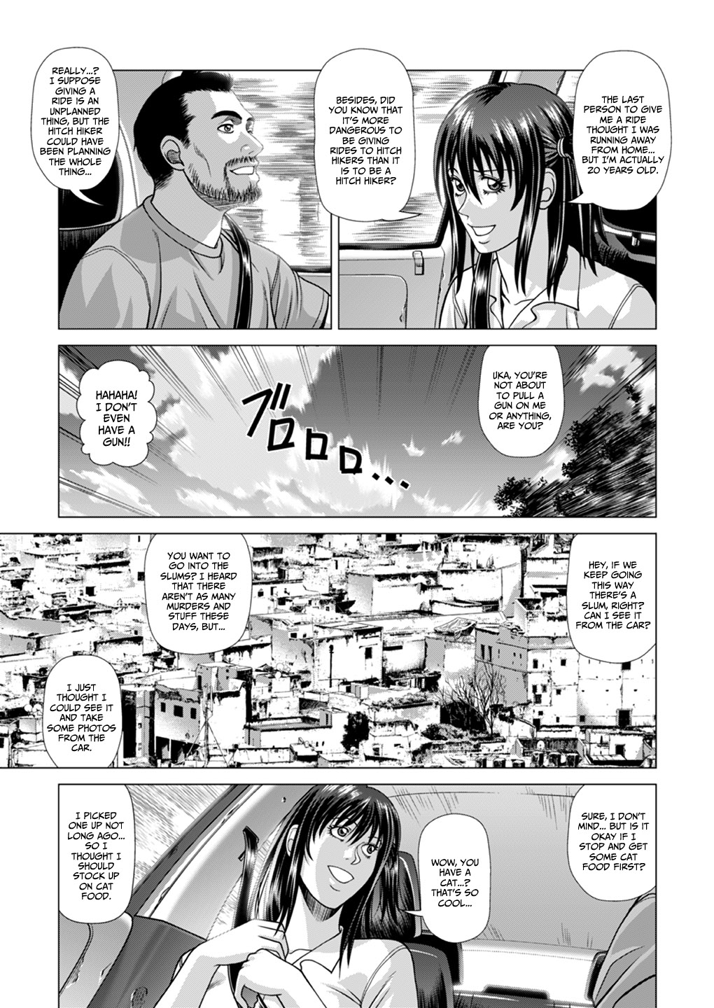 [Human High-Light Film (Jacky Knee-san)]Slum-gai ni Tsurete ikareta Watashi ~Hitchhike de Rinkan Jigoku~ | I Was Taken Into the Slums - My Hitchhiking Gang Rape Hell[English] [CBS] [Digital] Page 4