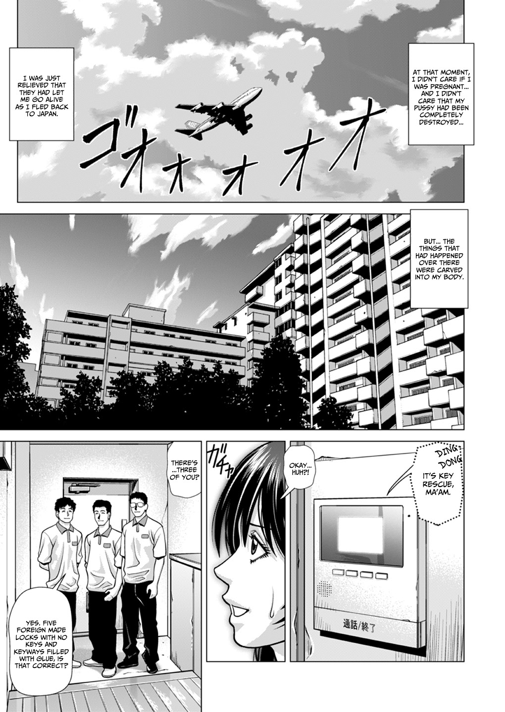 [Human High-Light Film (Jacky Knee-san)]Slum-gai ni Tsurete ikareta Watashi ~Hitchhike de Rinkan Jigoku~ | I Was Taken Into the Slums - My Hitchhiking Gang Rape Hell[English] [CBS] [Digital] Page 46