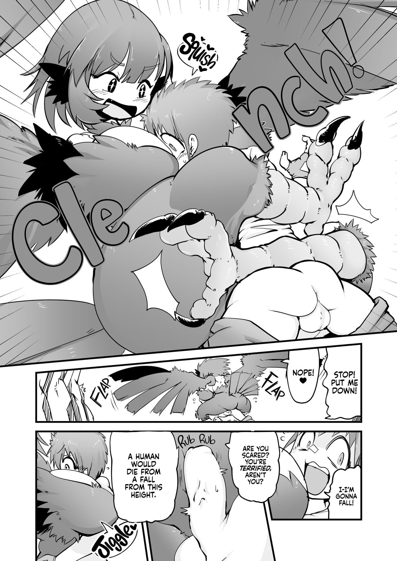 [Zettaizetumei]Buttobi! Harpy Girl｜Soaring Harpy Girl[English] {2d-market.com} [Decensored] Page 4