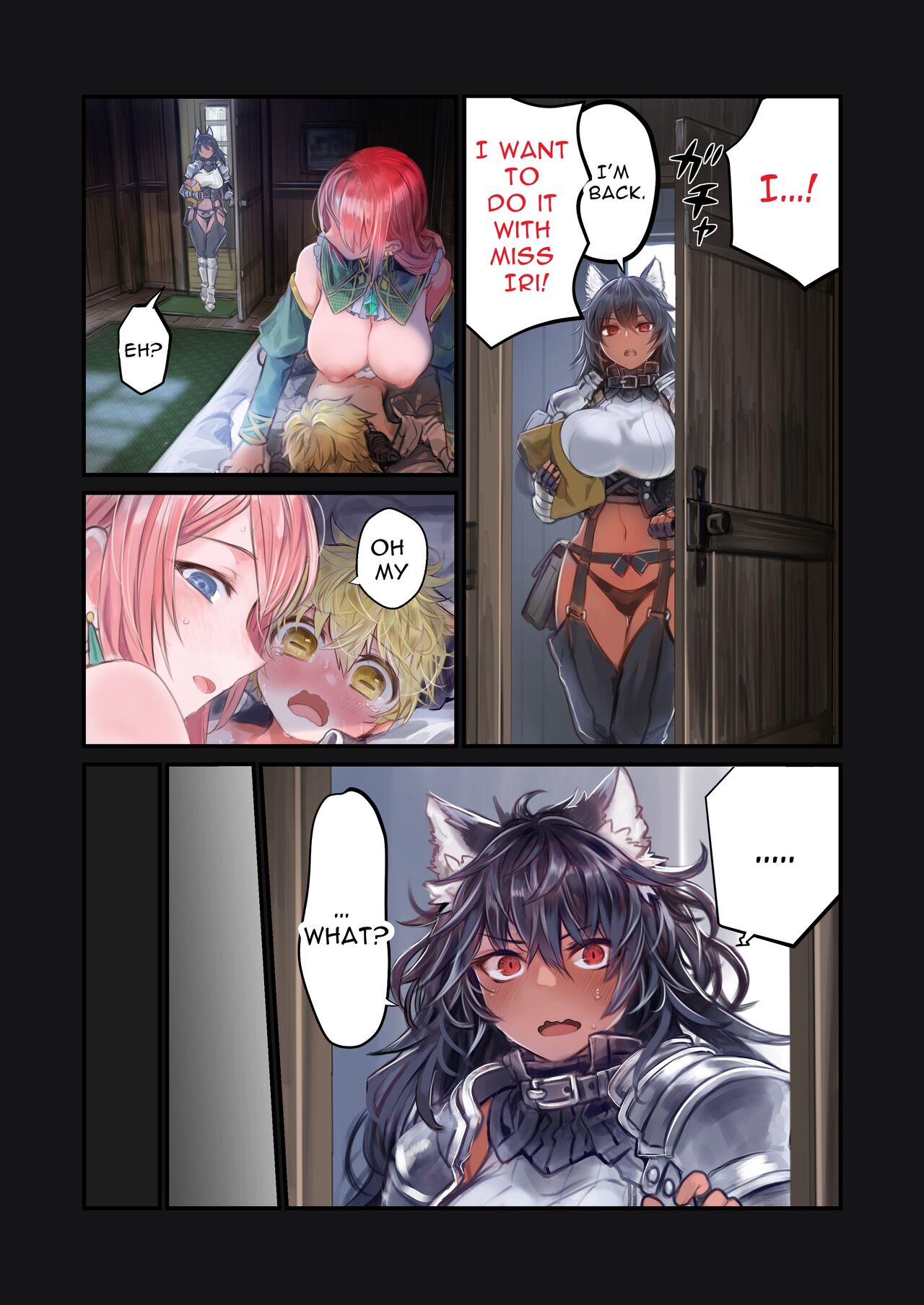 [Kanyou Shoujo (Komota)]MILK -Shota Inma ga Onee-san-tachi ni Hasamareru Banashi- | MILK -A story About An Incubus Being Fondled By Two Onee-sans-[English] Page 36