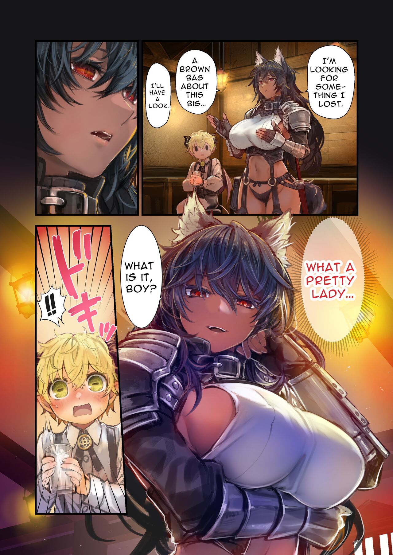 [Kanyou Shoujo (Komota)]MILK -Shota Inma ga Onee-san-tachi ni Hasamareru Banashi- | MILK -A story About An Incubus Being Fondled By Two Onee-sans-[English] Page 7