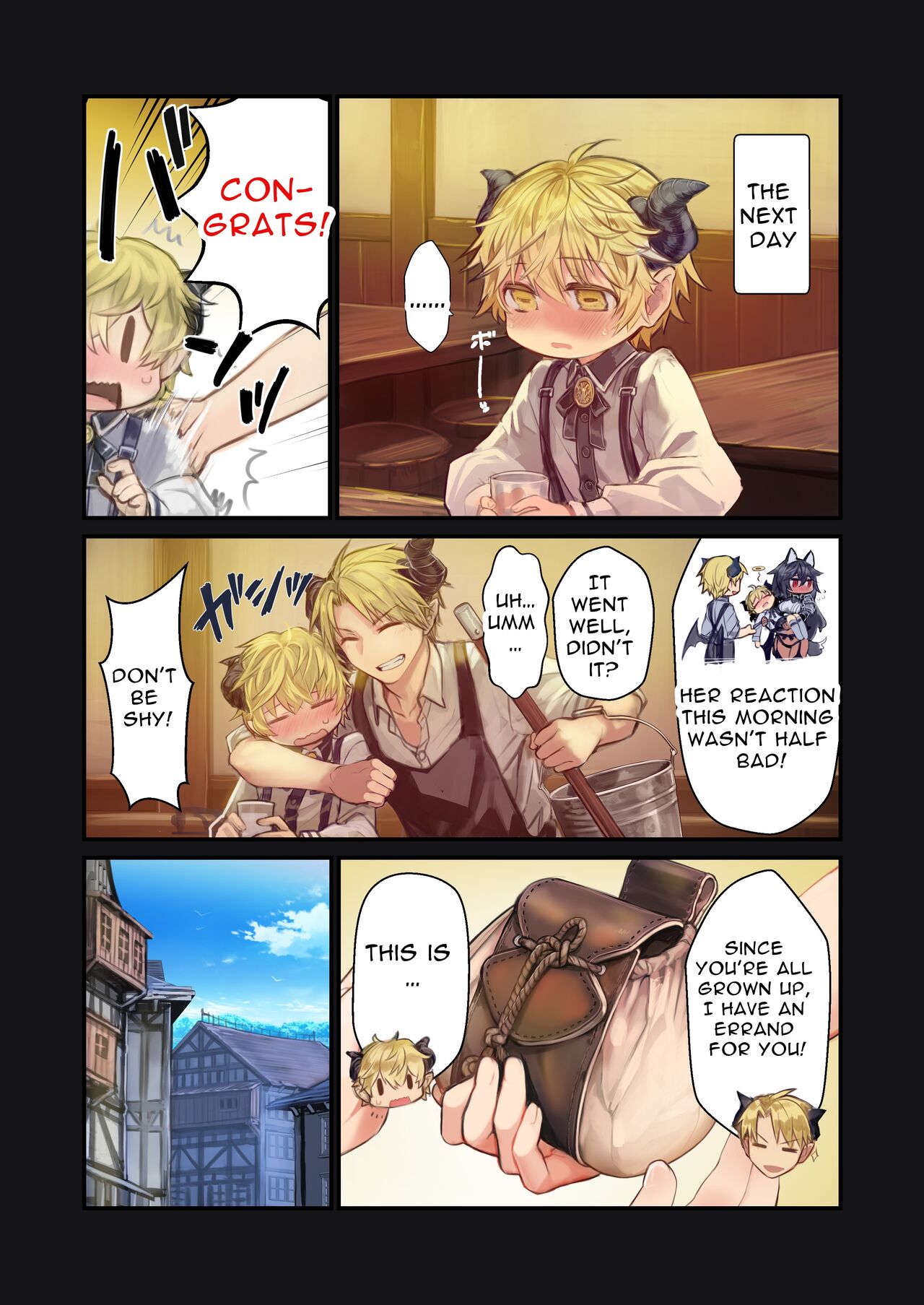 [Kanyou Shoujo (Komota)]MILK -Shota Inma ga Onee-san-tachi ni Hasamareru Banashi- | MILK -A story About An Incubus Being Fondled By Two Onee-sans-[English] Page 75