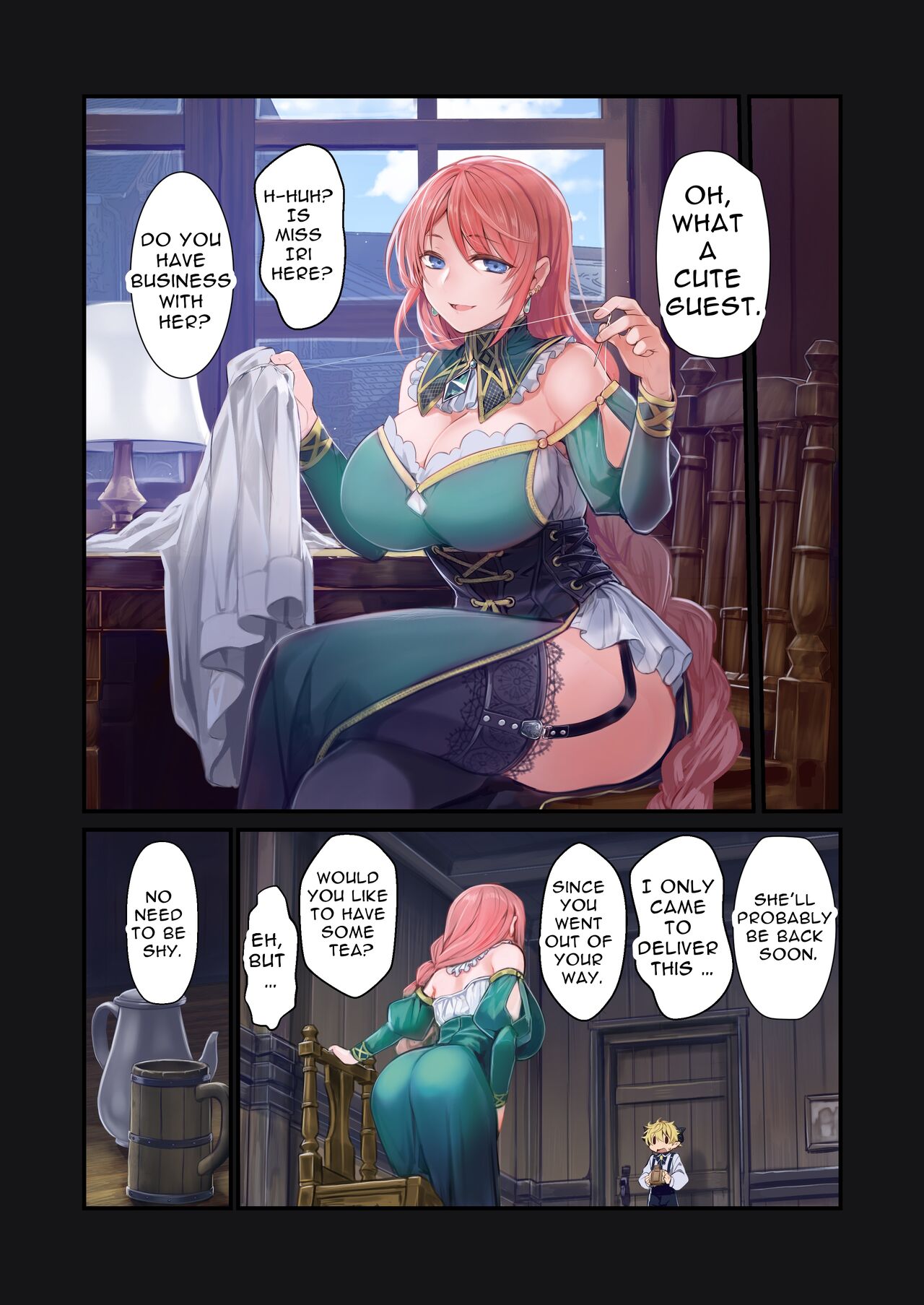 [Kanyou Shoujo (Komota)]MILK -Shota Inma ga Onee-san-tachi ni Hasamareru Banashi- | MILK -A story About An Incubus Being Fondled By Two Onee-sans-[English] Page 76